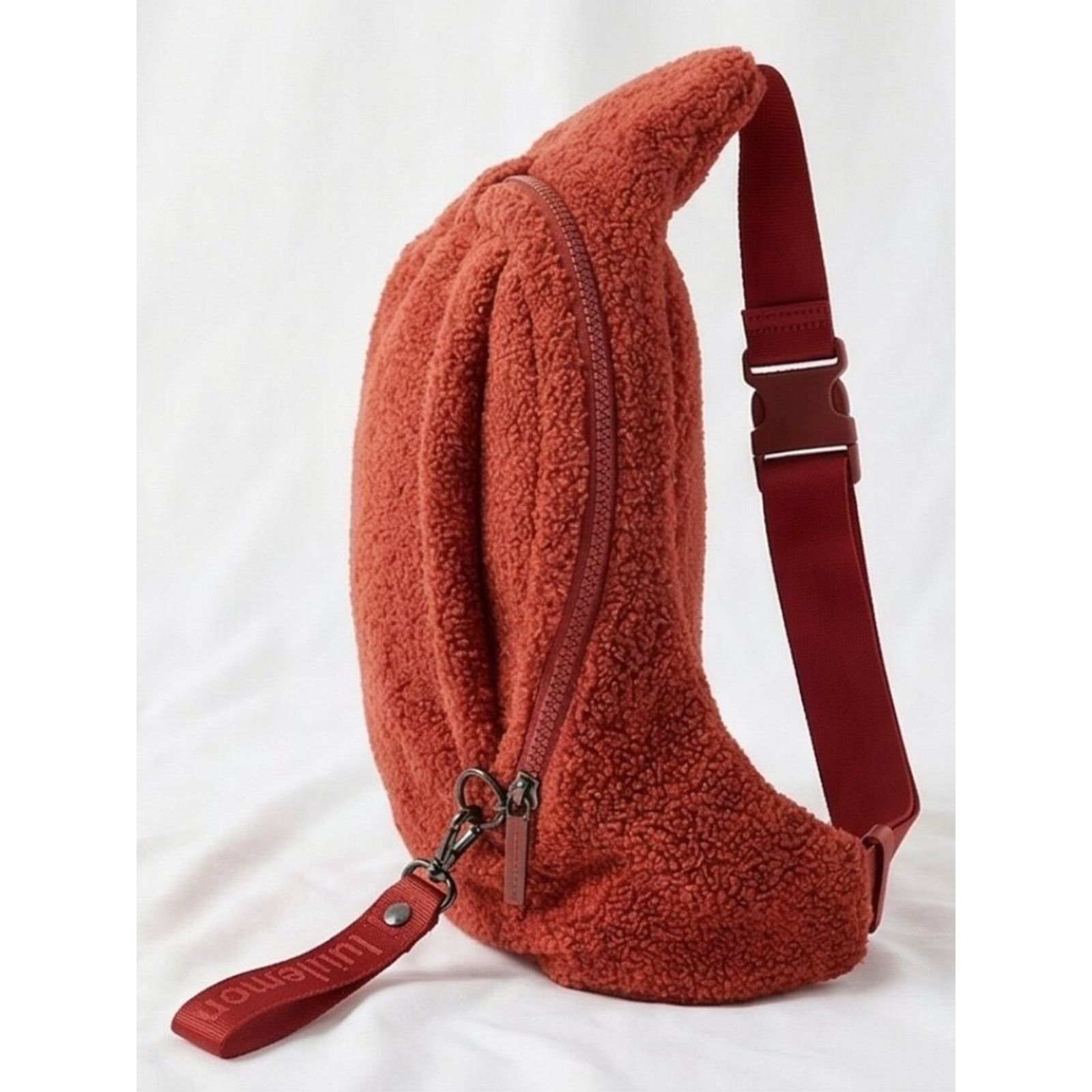Lululemon Lululemon On The Beat Crossbody Belt Bag Sherpa Burnt Orange Size ONE SIZE - 4 Thumbnail