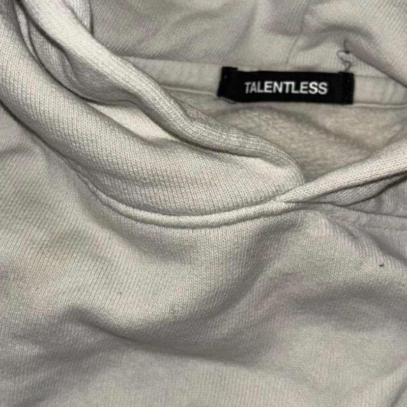 Talentless Men's Talentless Pullover Heavy Weight Hoodie Beige White LG Size US L / EU 52-54 / 3 - 5 Thumbnail