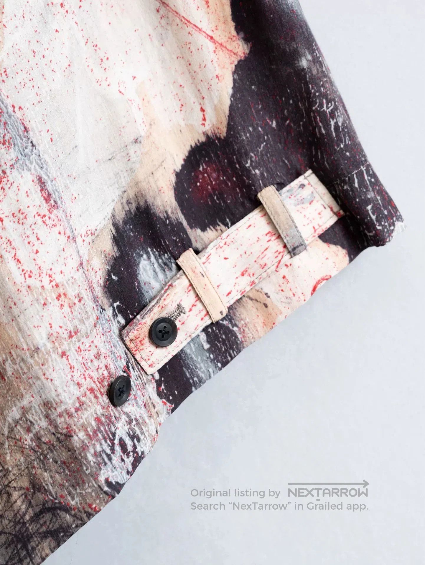 Yohji Yamamoto Yohji Yamamoto 21AW Silk Splatter Paint Culottes. Size 39" - 6 Thumbnail