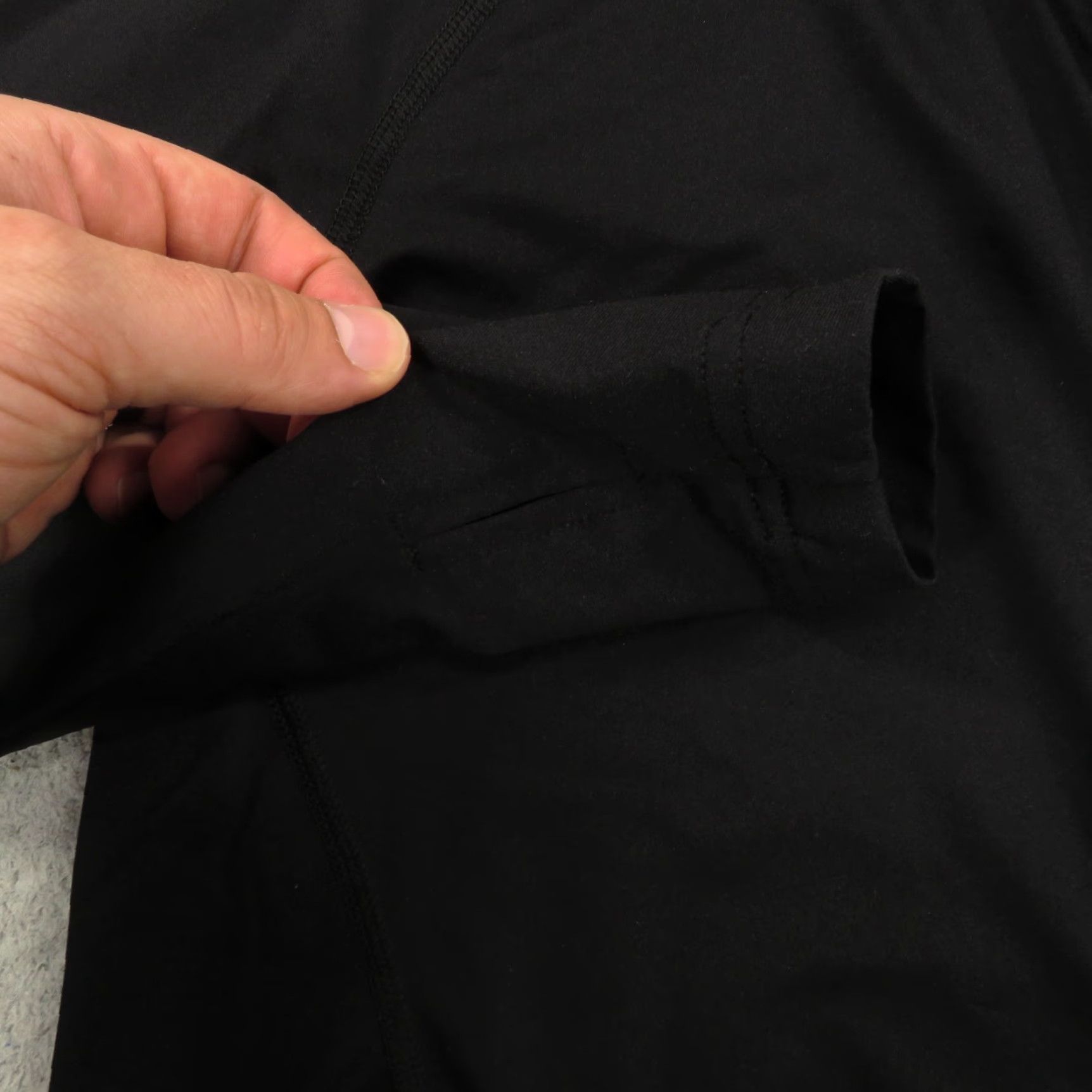 HYDROGEN Hydrogen Tennis Top Women XL Black Full Zip Up Compresion Long Sleeve Shirt Golf Size XL / US 12-14 / IT 48-50 - 5 Thumbnail