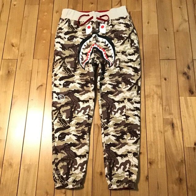 Bape × October's Very Own 🔥Reversible🔥 OVO × BAPE camo Shark sweat pants ★size M Size US 32 / EU 48 - 2 Thumbnail