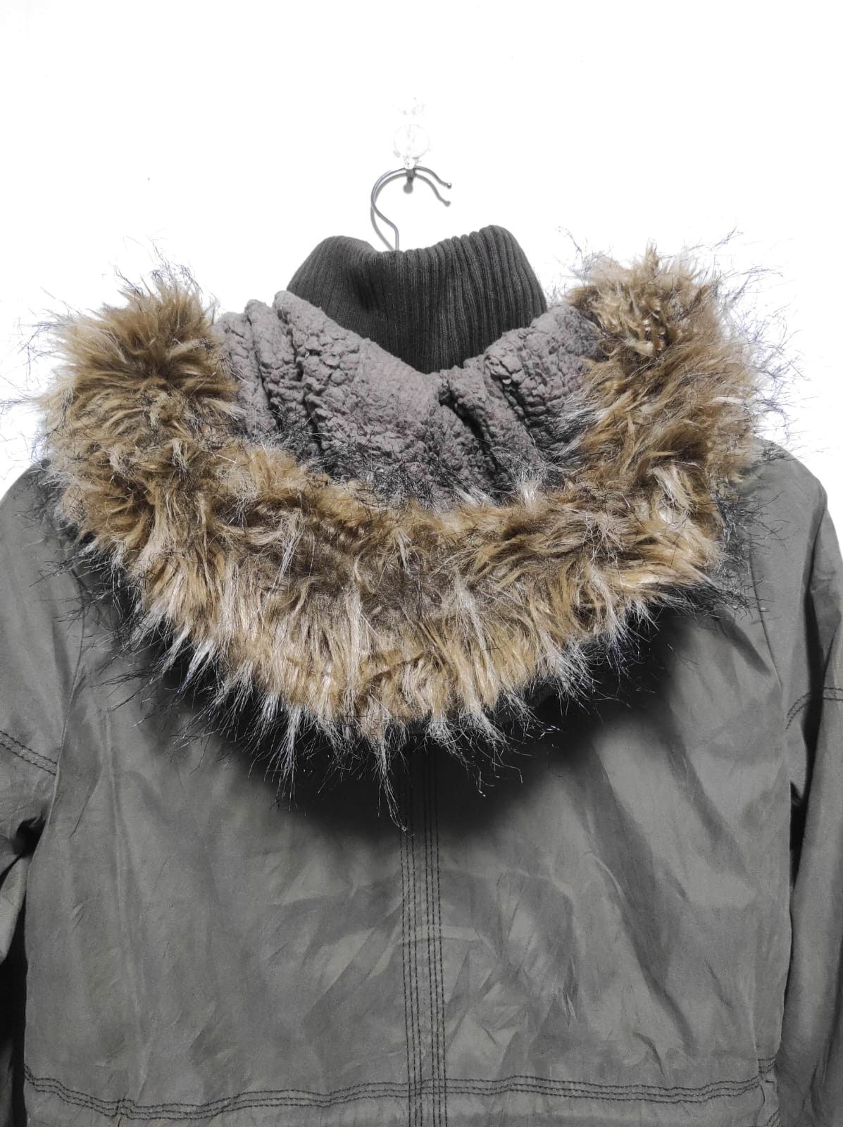Abercrombie & Fitch Abercrombie & Fitch zip fur hoodie parka jacket LGB style Size XS / US 0-2 / IT 36-38 - 21 Thumbnail