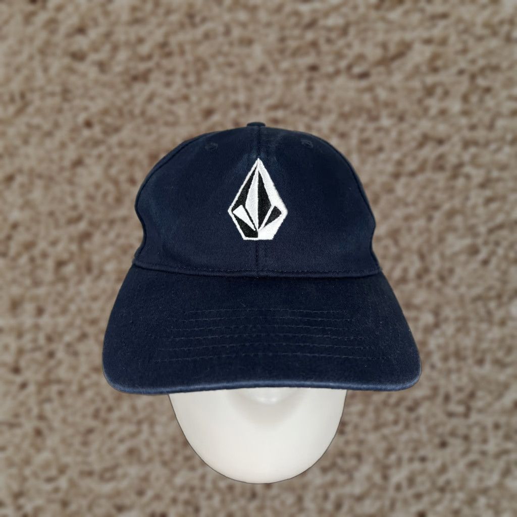 Volcom Volcom Hat Cap Fitted Adult Medium Blue Embroidered Logo Beach Skate Size ONE SIZE - 1 Thumbnail