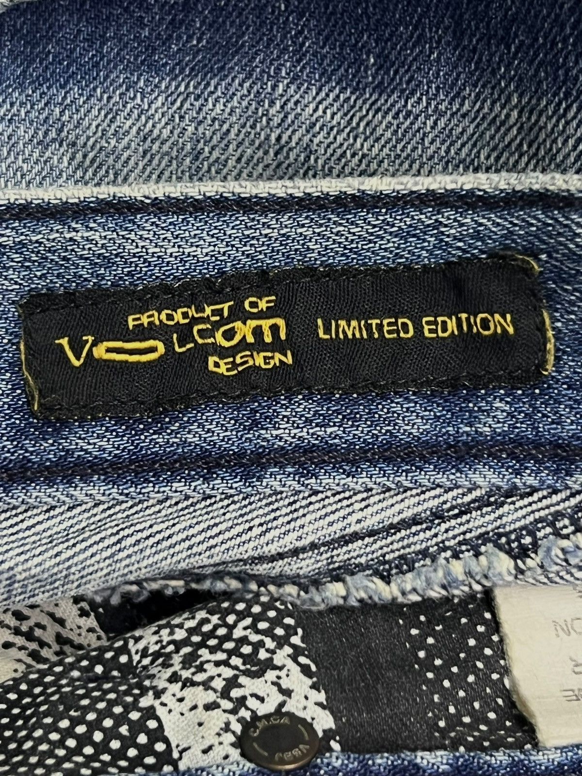 Volcom Baggy Vintage 90s Volcom Stone Limited Edition - Faded Wash Size US 34 / EU 50 - 12 Thumbnail