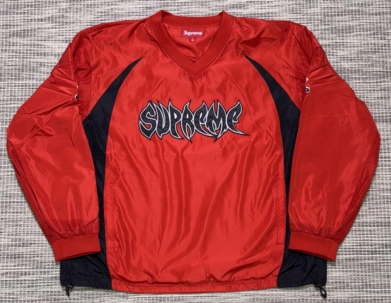 Supreme Supreme Red Warthog Warm Up Pullover Jacket Size US L / EU 52-54 / 3 - 1 Thumbnail