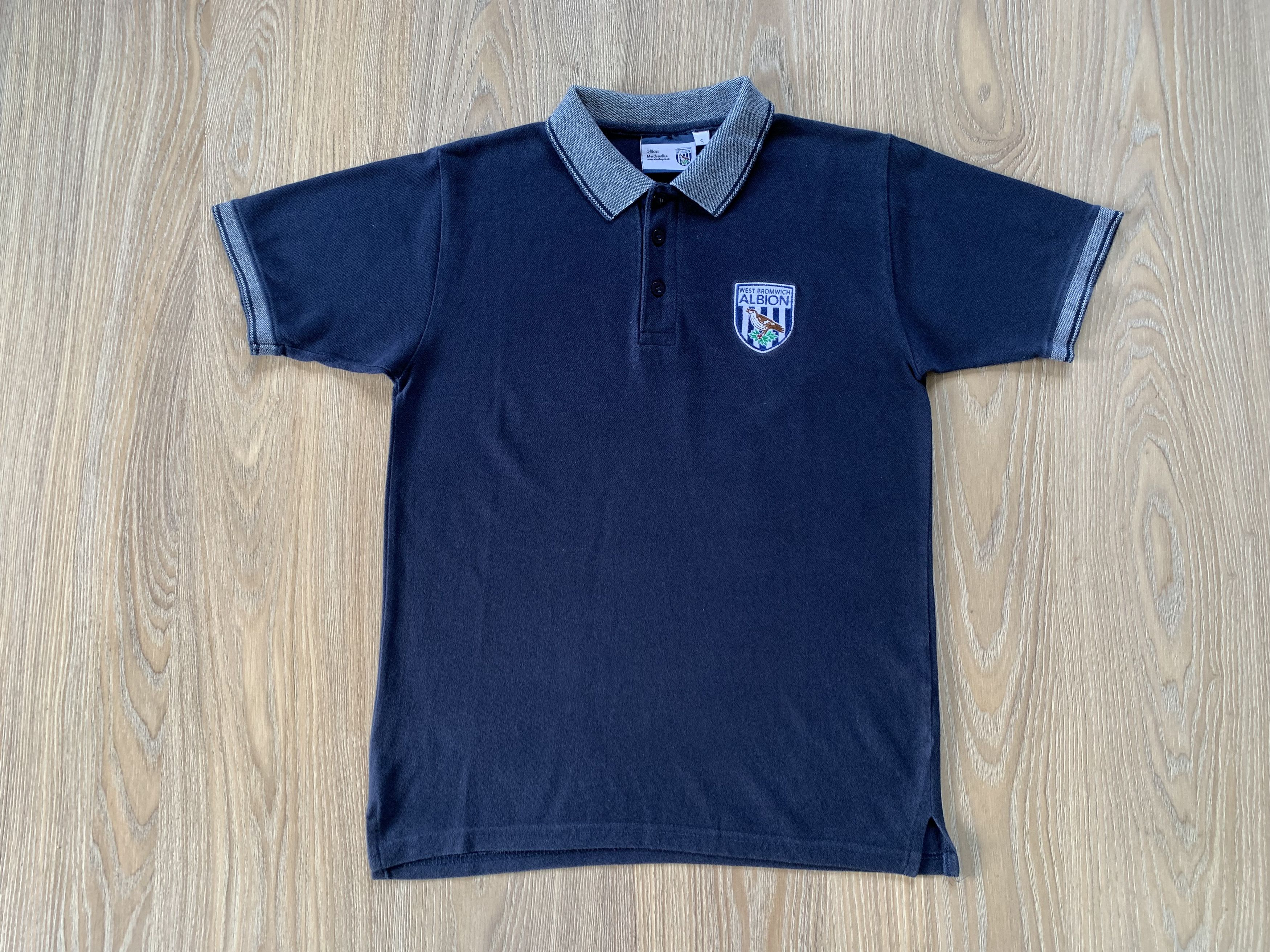 Vintage Vintage West Bromwich Albion FC Cotton Polo T-Shirt Size US S / EU 44-46 / 1 - 3 Thumbnail