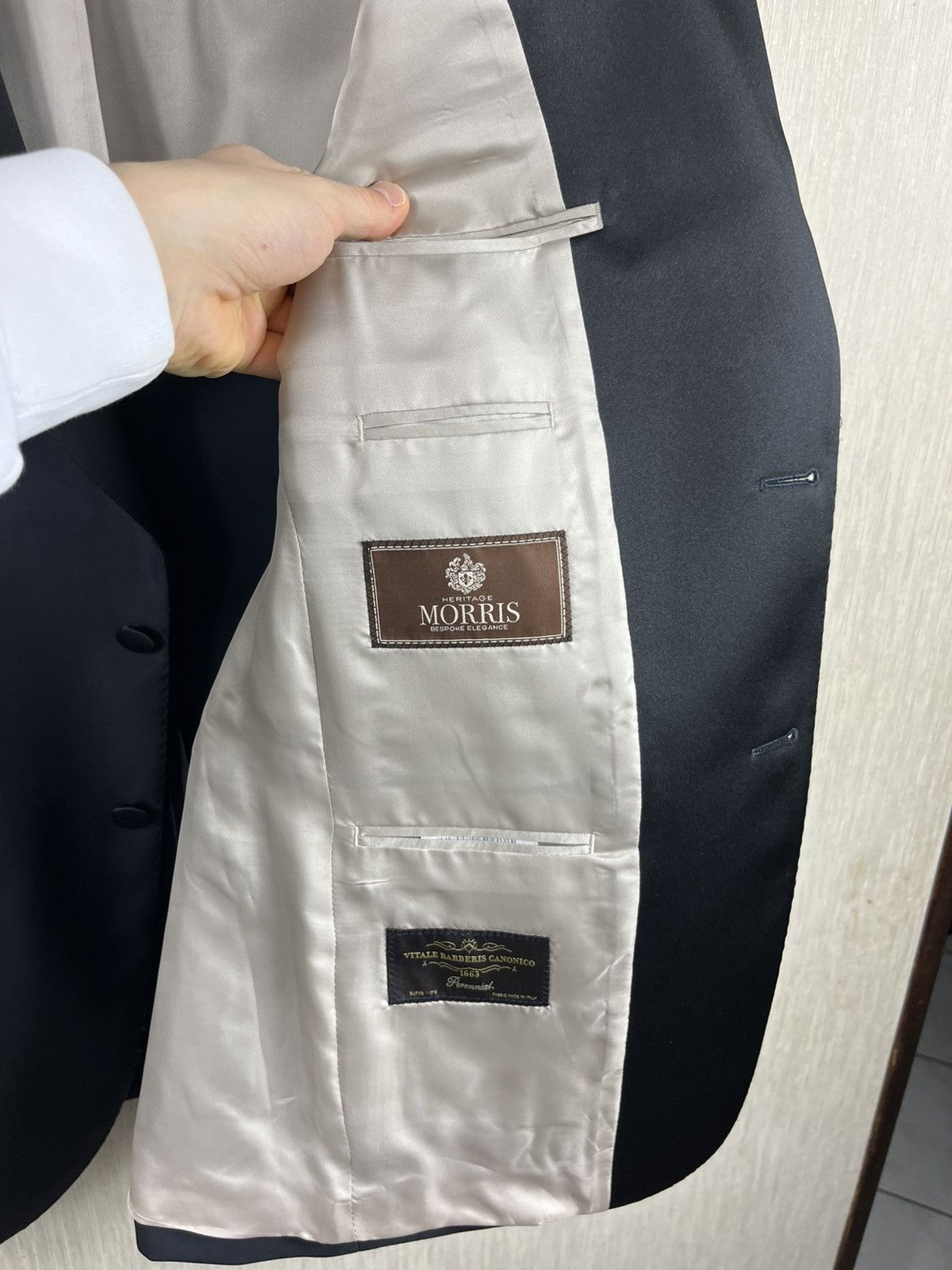 Designer × Morris Morris Heritage wool blazer jacket Vitale Barberis Canonico Size US L / EU 52-54 / 3 - 22 Thumbnail