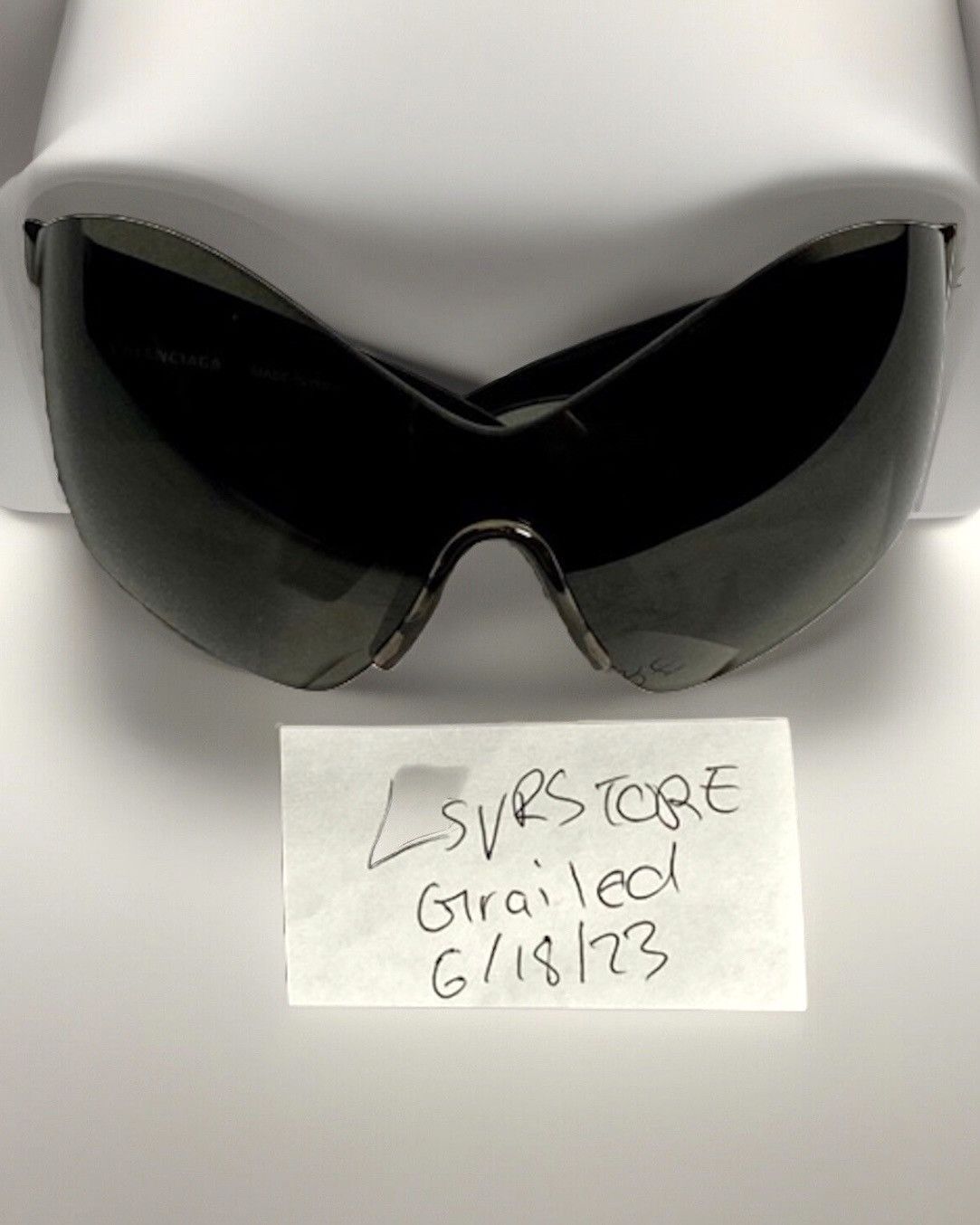 Balenciaga Balenciag Mask Butterfly Sunglasses Size ONE SIZE - 1 Thumbnail