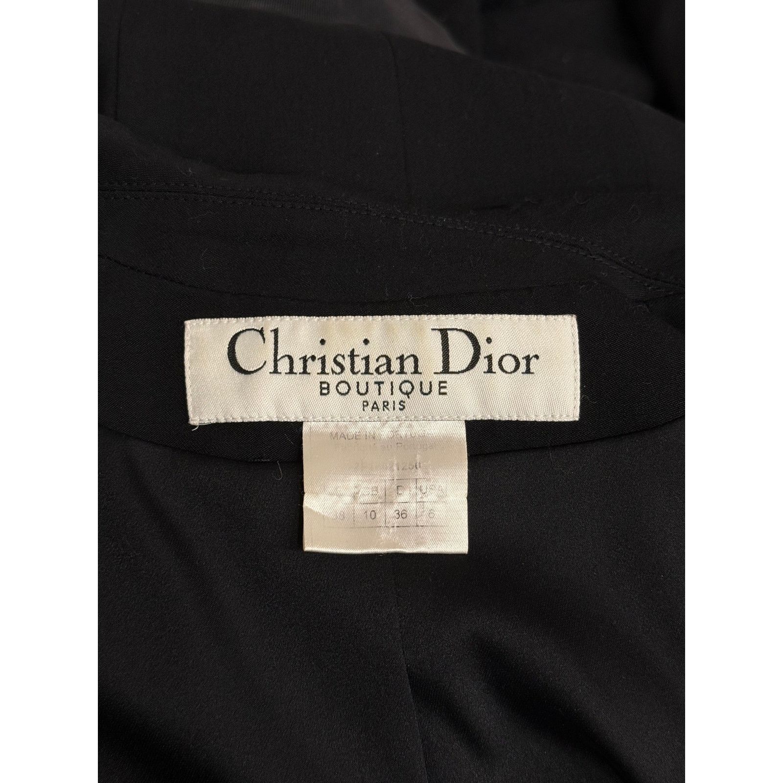 Dior 2000s Christian Dior by John Galliano cropped jacket Size S / US 4 / IT 40 - 8 Thumbnail