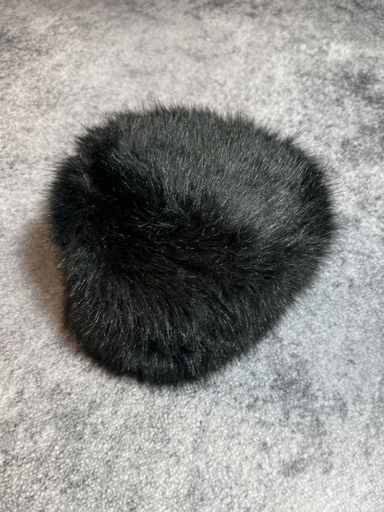 Other Y2K Vintage Fur Hat Streetwear Avant Garde Opium Style Rare Size ONE SIZE - 3 Thumbnail