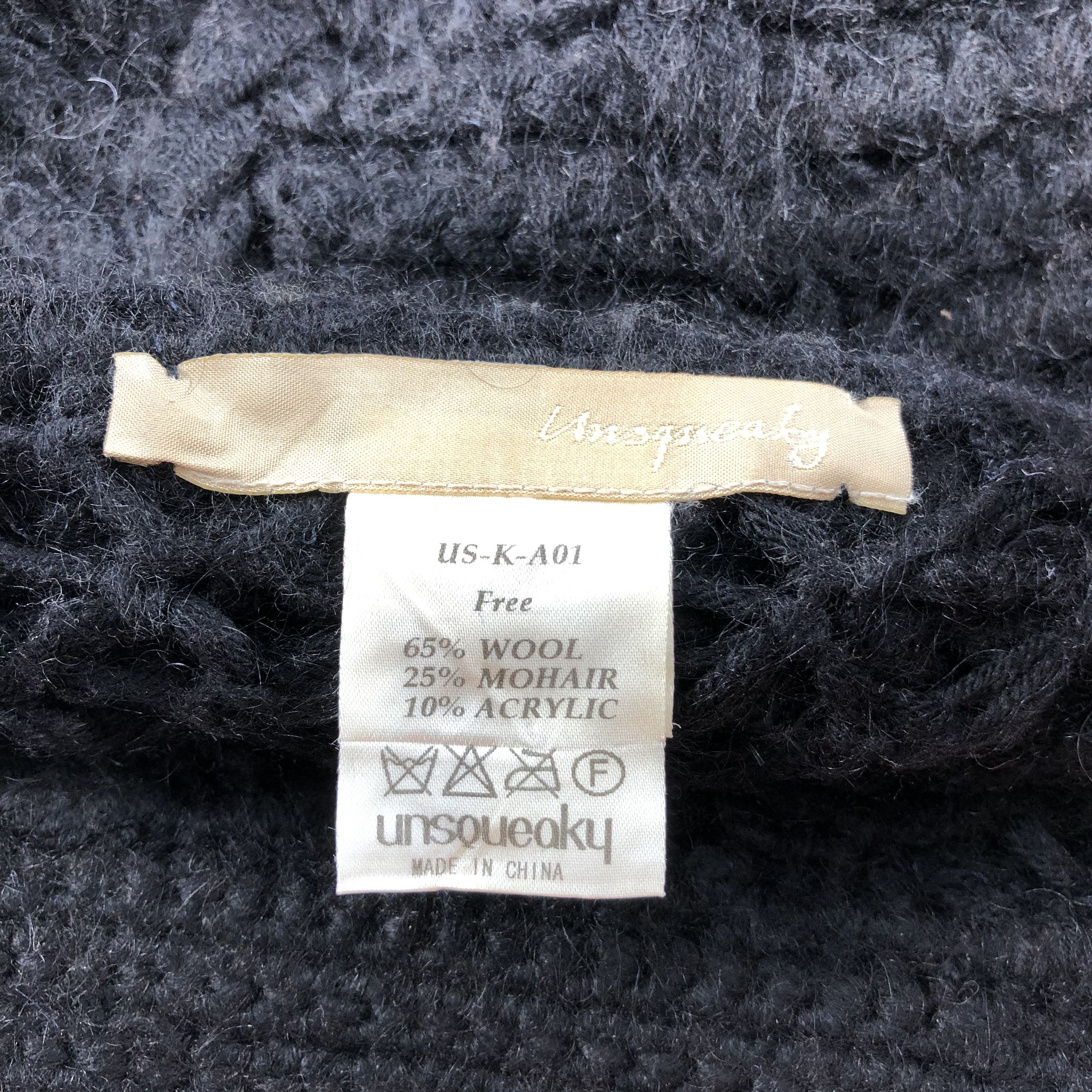Japanese Brand Unsqueaky Wool Mohair Beanie Snowcap Snow Hat B472 Size ONE SIZE - 5 Thumbnail