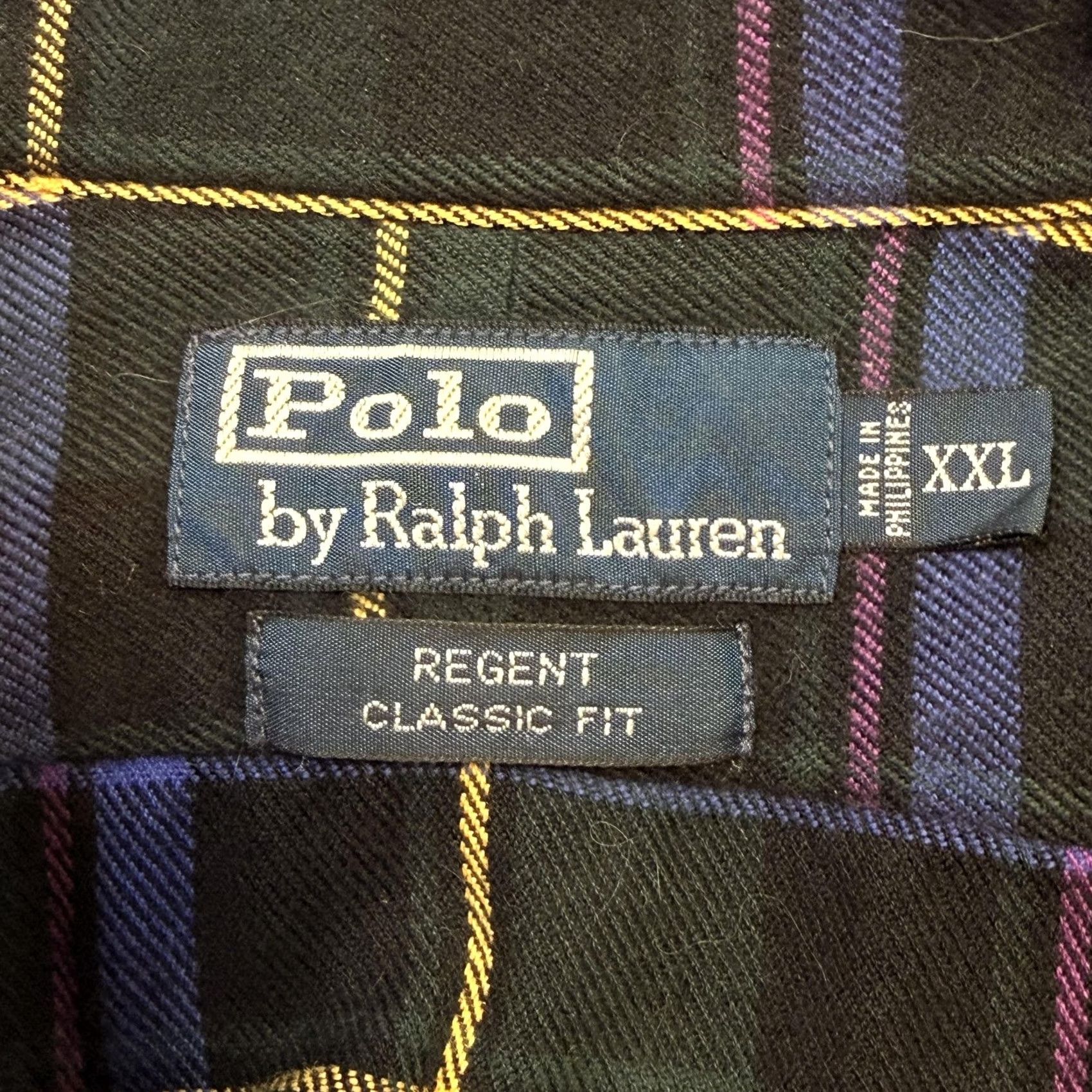 Polo Ralph Lauren Polo by Ralph Lauren Shirt Mens 2XL Green Plaid Regent Classic Fit Button Front Size US XXL / EU 58 / 5 - 2 Thumbnail