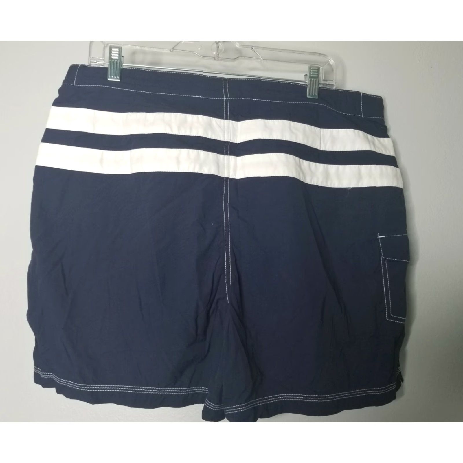 Tommy Hilfiger VINTAGE Tommy Hilfiger Swim Shorts Board Shorts XL Blue Retro 00s Logo Classic Mens Size US 36 / EU 52 - 2 Thumbnail