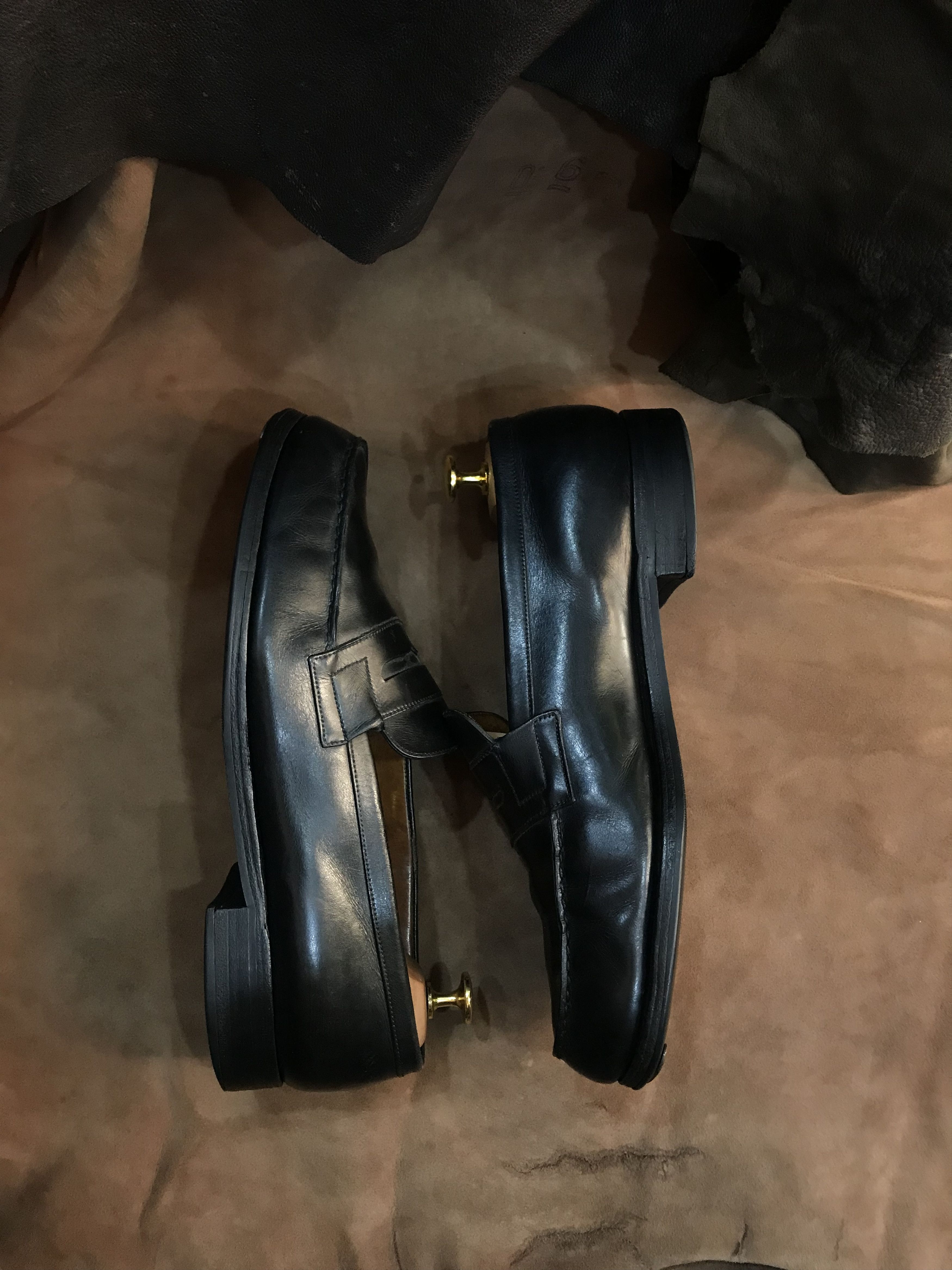 J.M. Weston J.M.WESTON split toe penny loafers model 180 Size US 8 / EU 41 - 7 Thumbnail