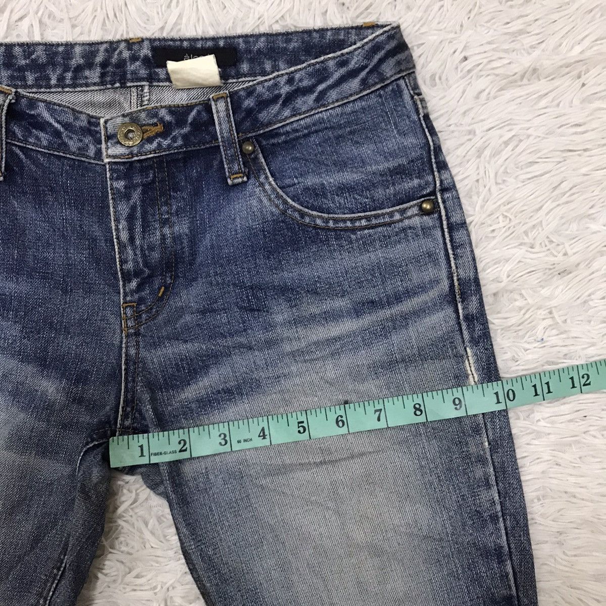 Designer 🔥Flare🔥 Vintage Alcali Distressed Denim Jeans Size US 29 - 18 Thumbnail