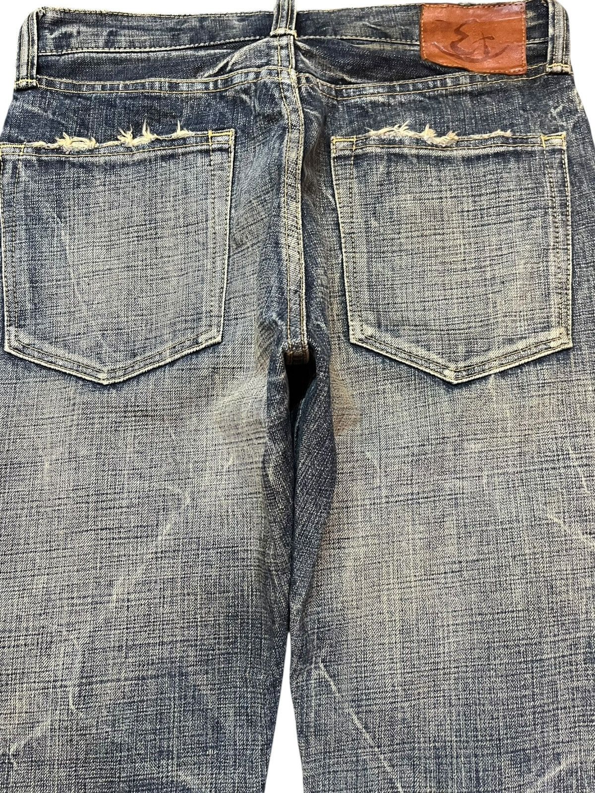 POST ARCHIVE FACTION (PAF) Vintage Eternal Mudwash Honeycomb Distressed Denim Size US 30 / EU 46 - 7 Thumbnail