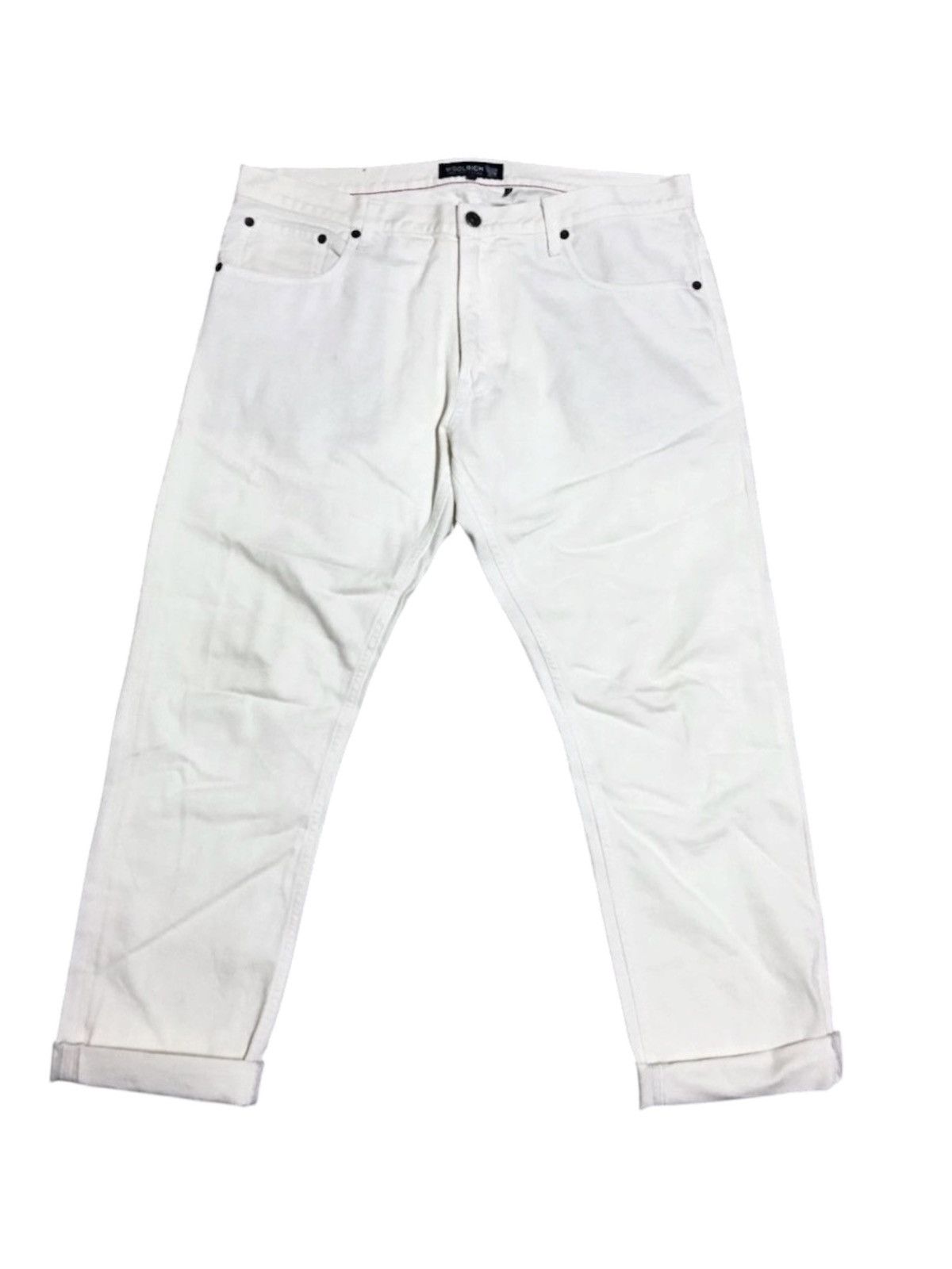 Woolrich Woolen Mills Woolrich Woolen Mills White Heavy Jeans Denim Made in Italy Size US 36 / EU 52 - 1 Thumbnail