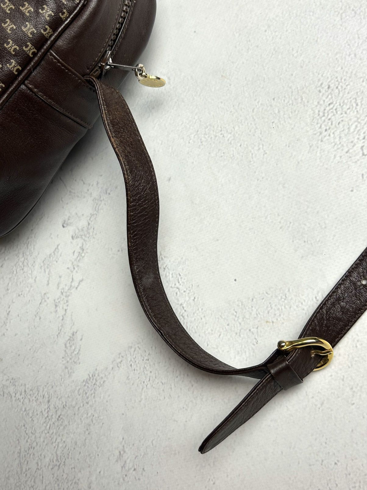 Celine × Designer Celine shoulder bag Triomphe gold hardware leather Size ONE SIZE - 14 Thumbnail