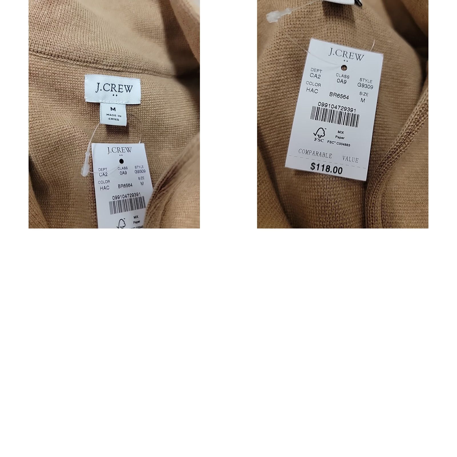 J.Crew VINTAGE NWT J.CREW Blazer Shirt? Size M / US 6-8 / IT 42-44 - 8 Thumbnail