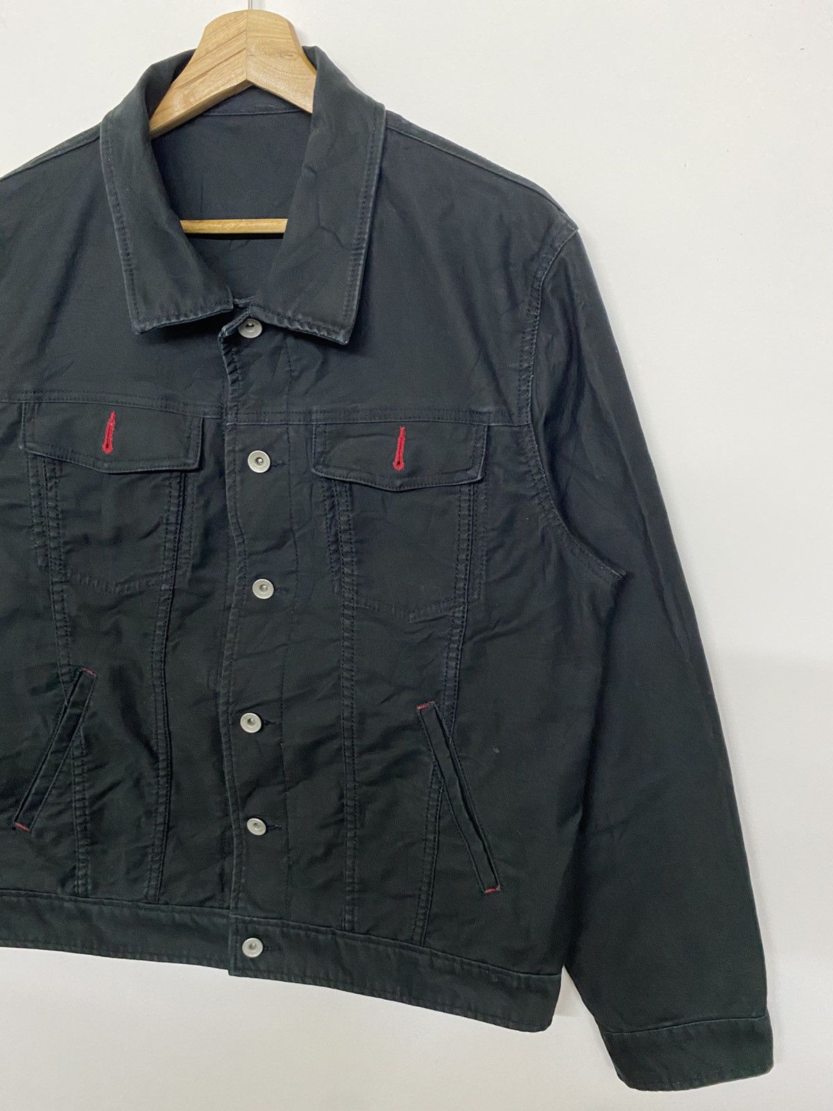 Japanese Brand Arnold Palmer Cotton Khakis Black Button Jacket Size US M / EU 48-50 / 2 - 3 Thumbnail
