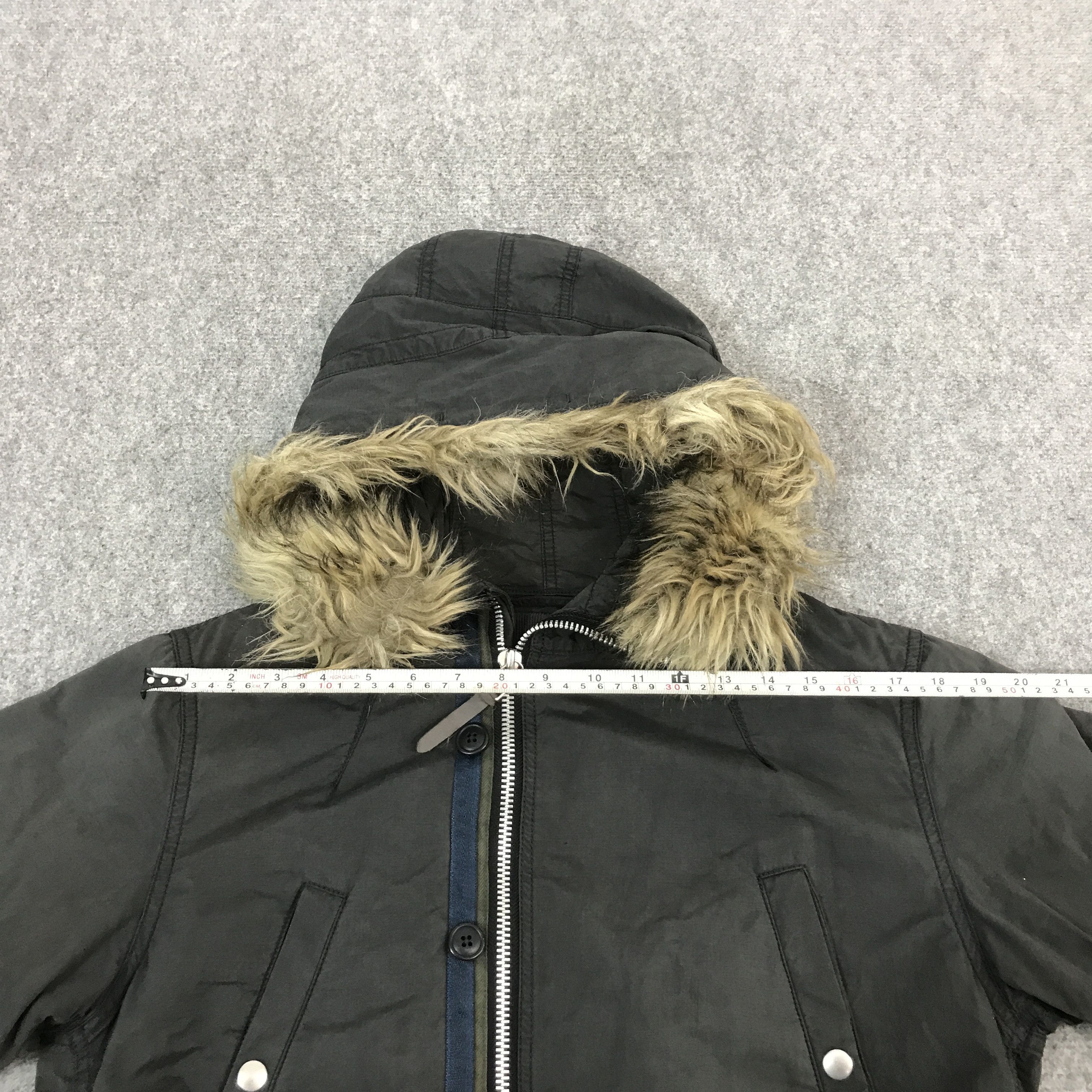 Undercover × Uniqlo UNDERCOVER X UNIQLO FUR HOODIES BLACK FADED STYLE JACKET Size US M / EU 48-50 / 2 - 9 Thumbnail