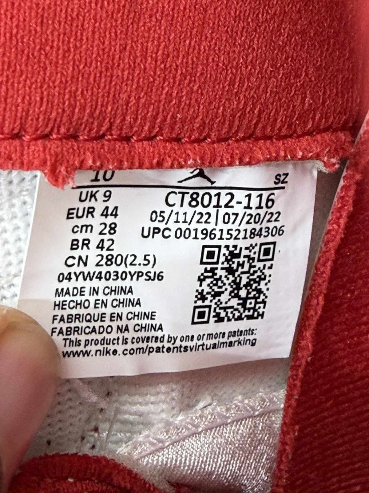 Jordan Brand Air Jordan 11 Cherry Size 10 (2022) Size US 10 / EU 43 - 10 Thumbnail