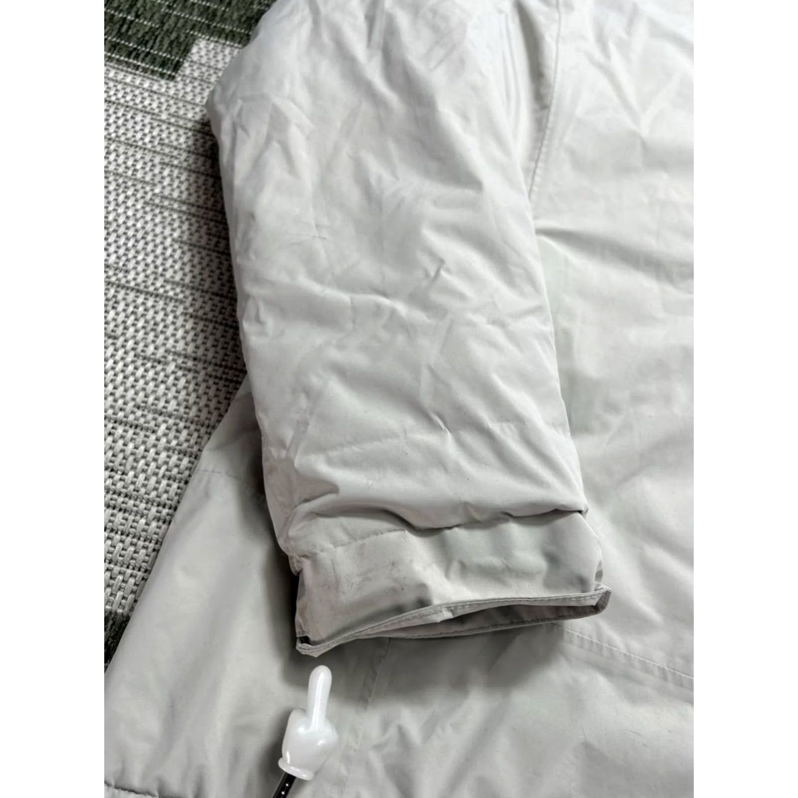 Vintage L.L.Bean Jacket Womens XL White Water Resistant Full Zip Size XL / US 12-14 / IT 48-50 - 5 Thumbnail
