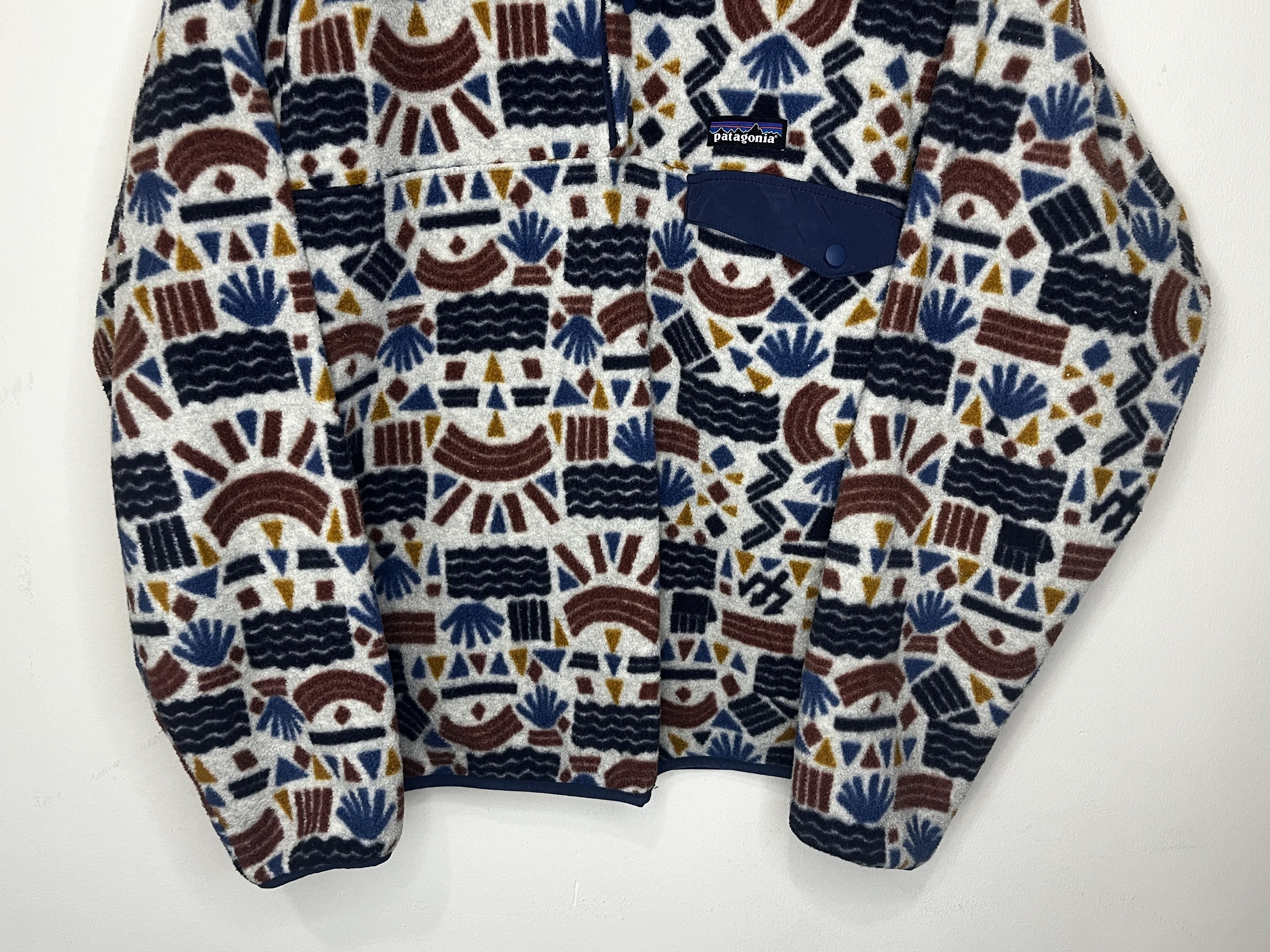 Patagonia × Vintage Vintage Patagonia Synchilla Protected Peaks Fleece Size US S / EU 44-46 / 1 - 3 Thumbnail