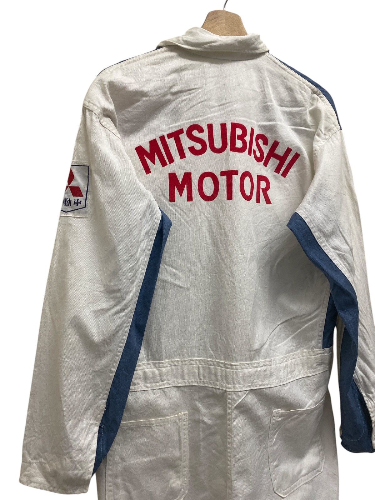 Vintage Vintage Mitsubishi Motor Jumpsuit Coverall Size US 36 / EU 52 - 2 Thumbnail