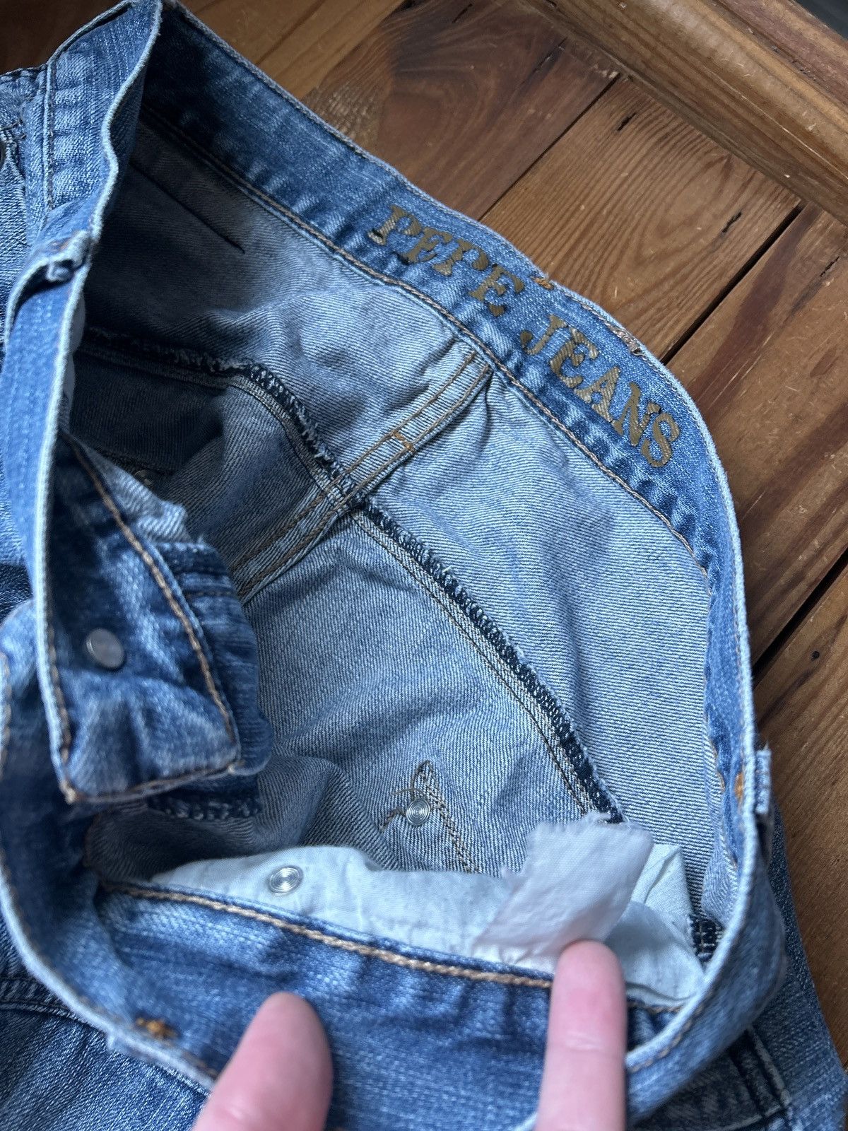 Pepe Jeans × Vintage Vintage Y2K Pepe Mutli-Pocket Denim Jeans Size US 36 / EU 52 - 3 Thumbnail