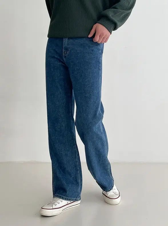 Japanese Brand Hayama x Endo Blue casual wide-leg all-match washed jeans Size US 32 / EU 48 - 4 Thumbnail