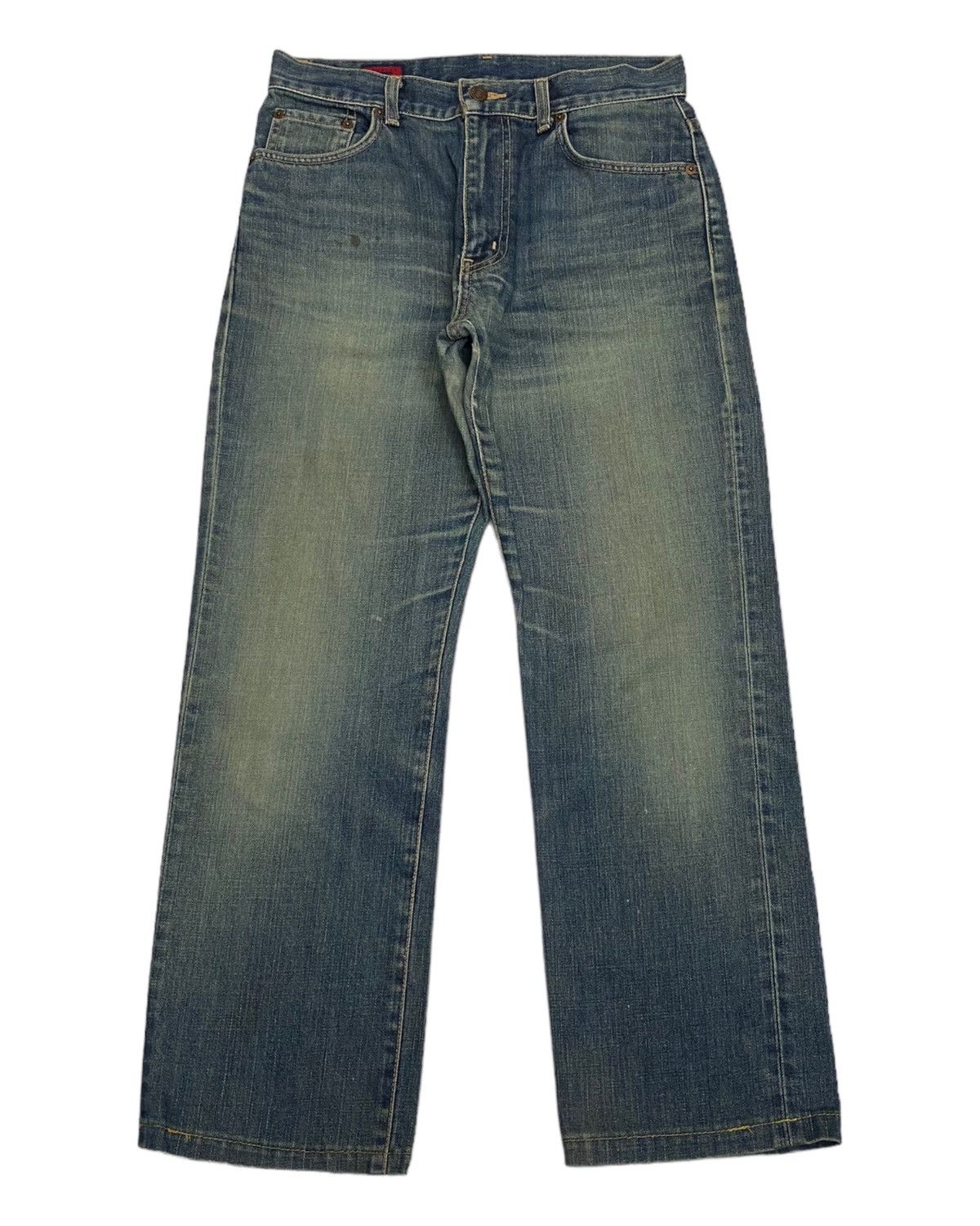 If Six Was Nine RUSTY EDWIN BAGGY DISTRESSED DENIM JEANS Size US 30 / EU 46 - 1 Thumbnail