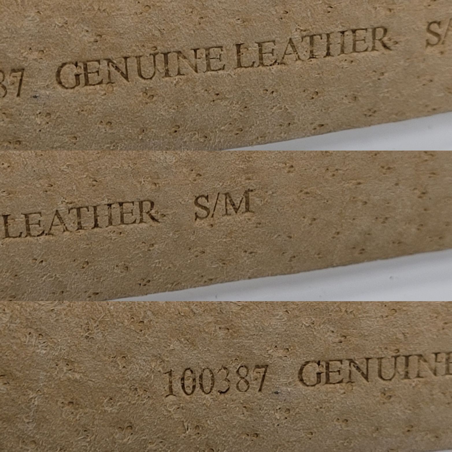 Vintage Vtg White Genuine Leather Crocodile Embossed Belt M Silver A Size ONE SIZE - 3 Thumbnail