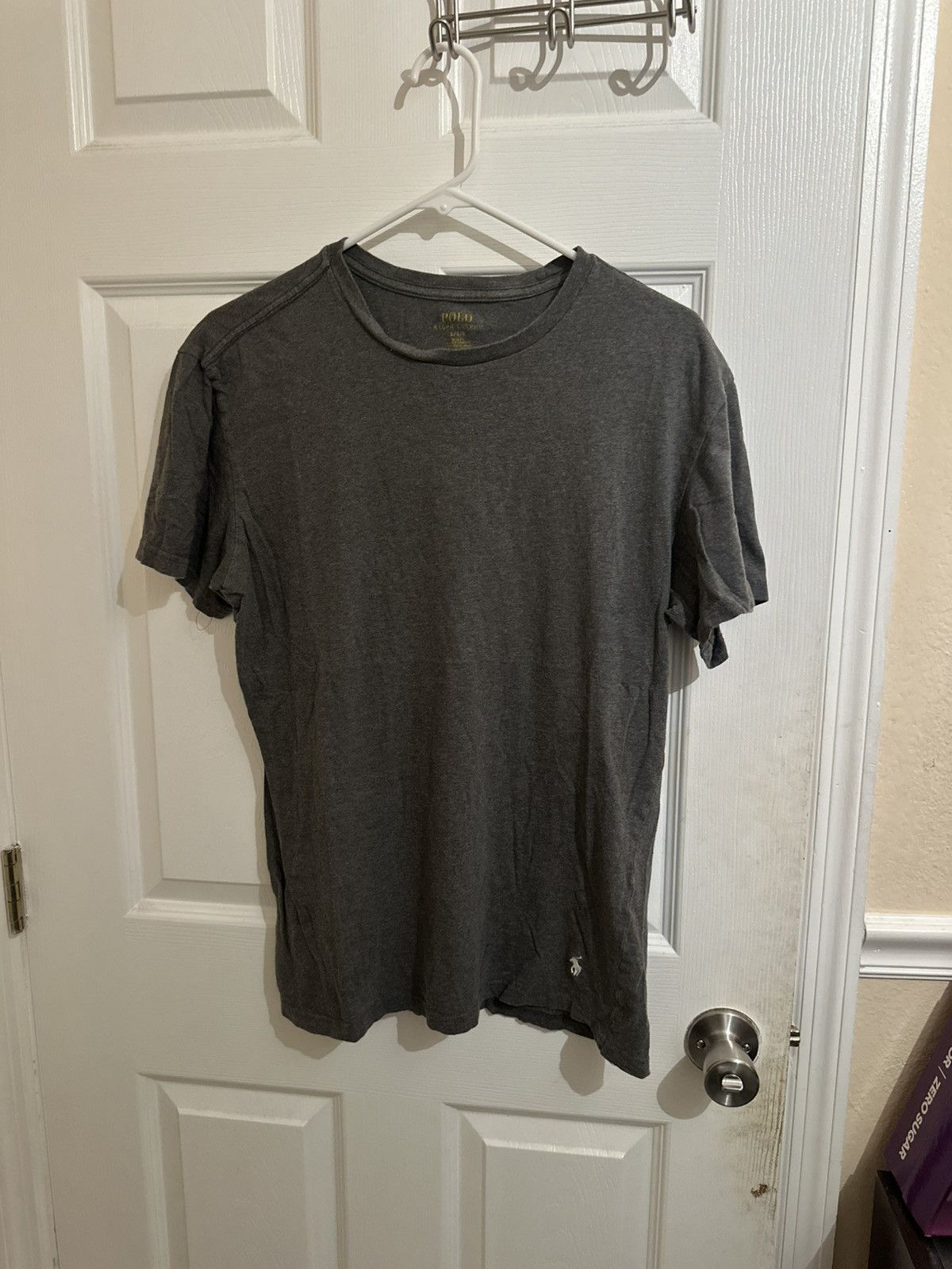 Polo Ralph Lauren Grey polo ralph lauren cotten crew neck tee Size US L / EU 52-54 / 3 - 1 Thumbnail