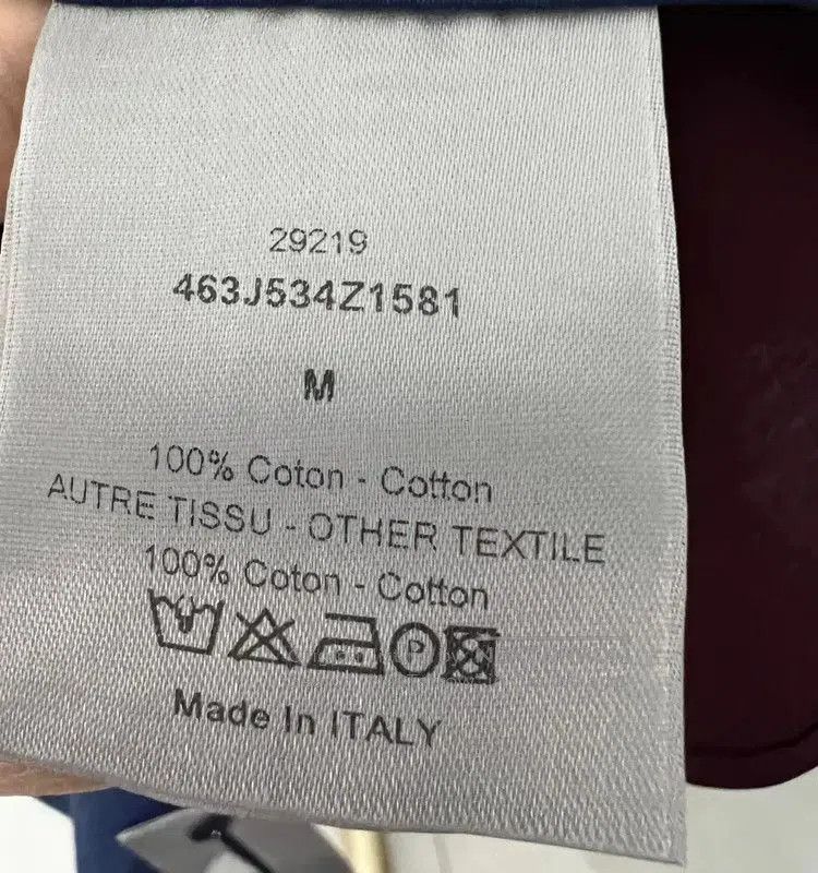 Dior Dior Colorblock Long Sleeve Cotton Shirt . Size US M / EU 48-50 / 2 - 6 Thumbnail