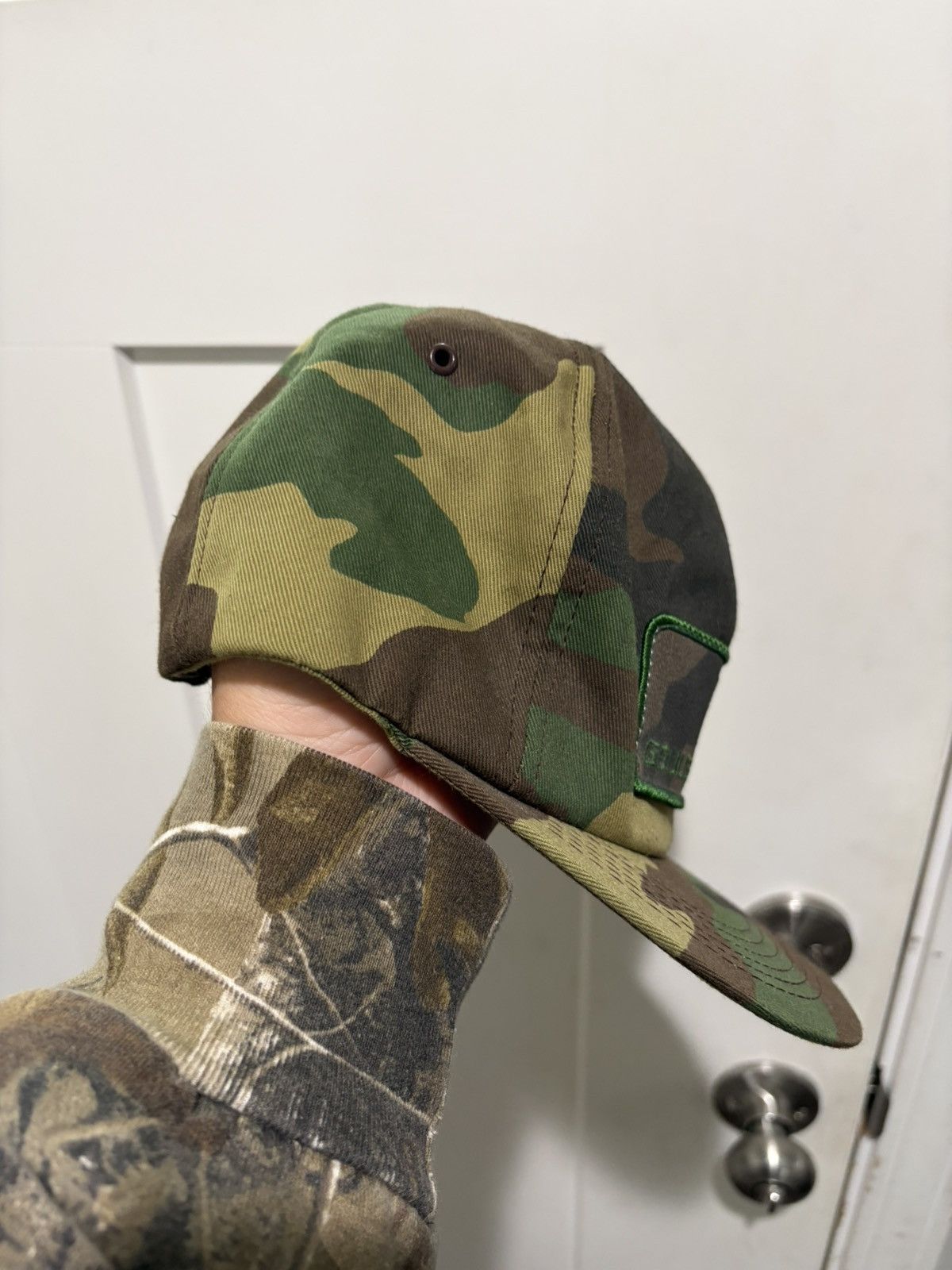 Vintage Vintage K-Products Goulds Pumps Inc. Camo Snapback Hat Size ONE SIZE - 3 Thumbnail