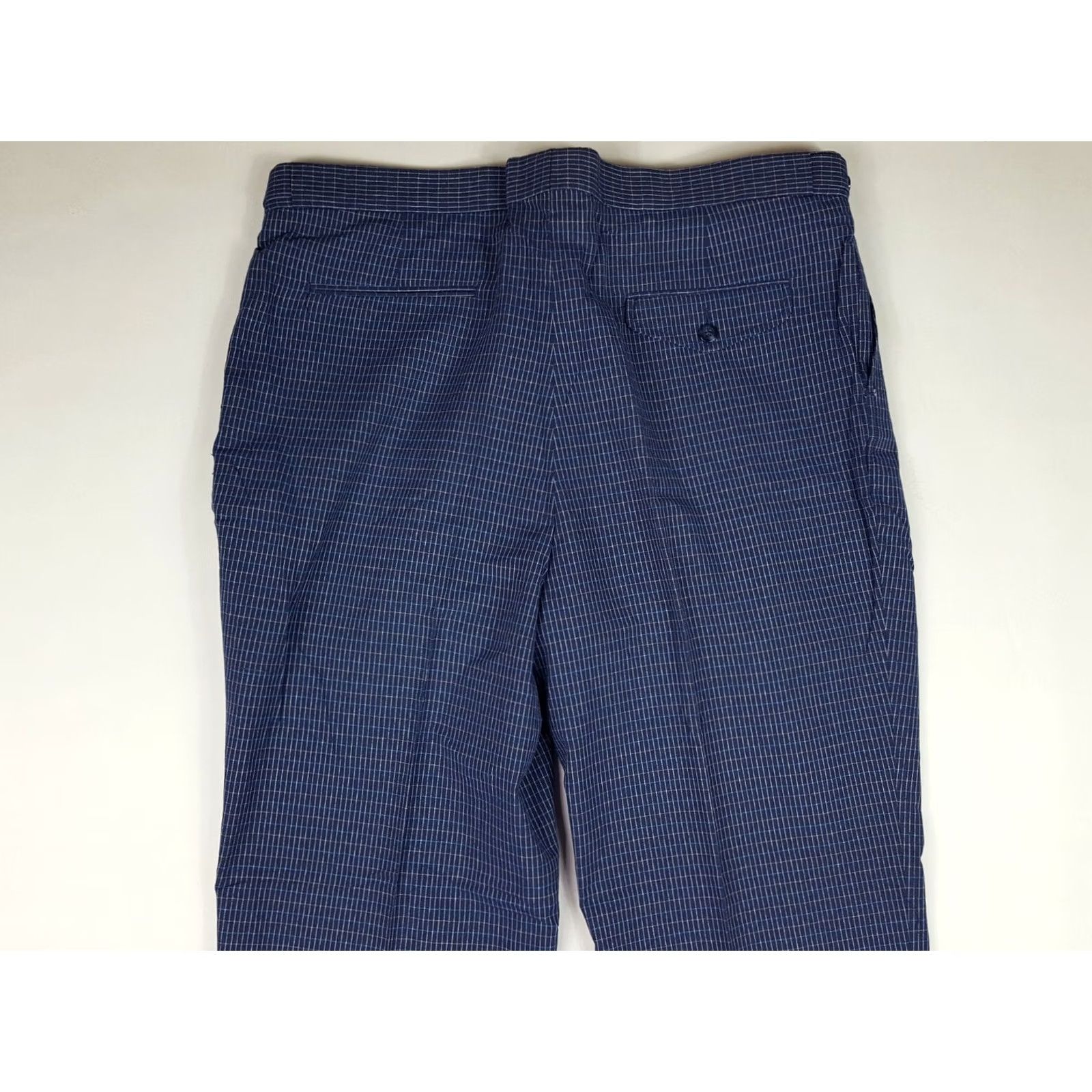 Vintage Vintage Antigua Plaid Dress Pants Men Size 40 Straight Leg Pleated Blue NWT 80s 90s Golf Retro Pants Mens Size US 40 / EU 56 - 7 Thumbnail