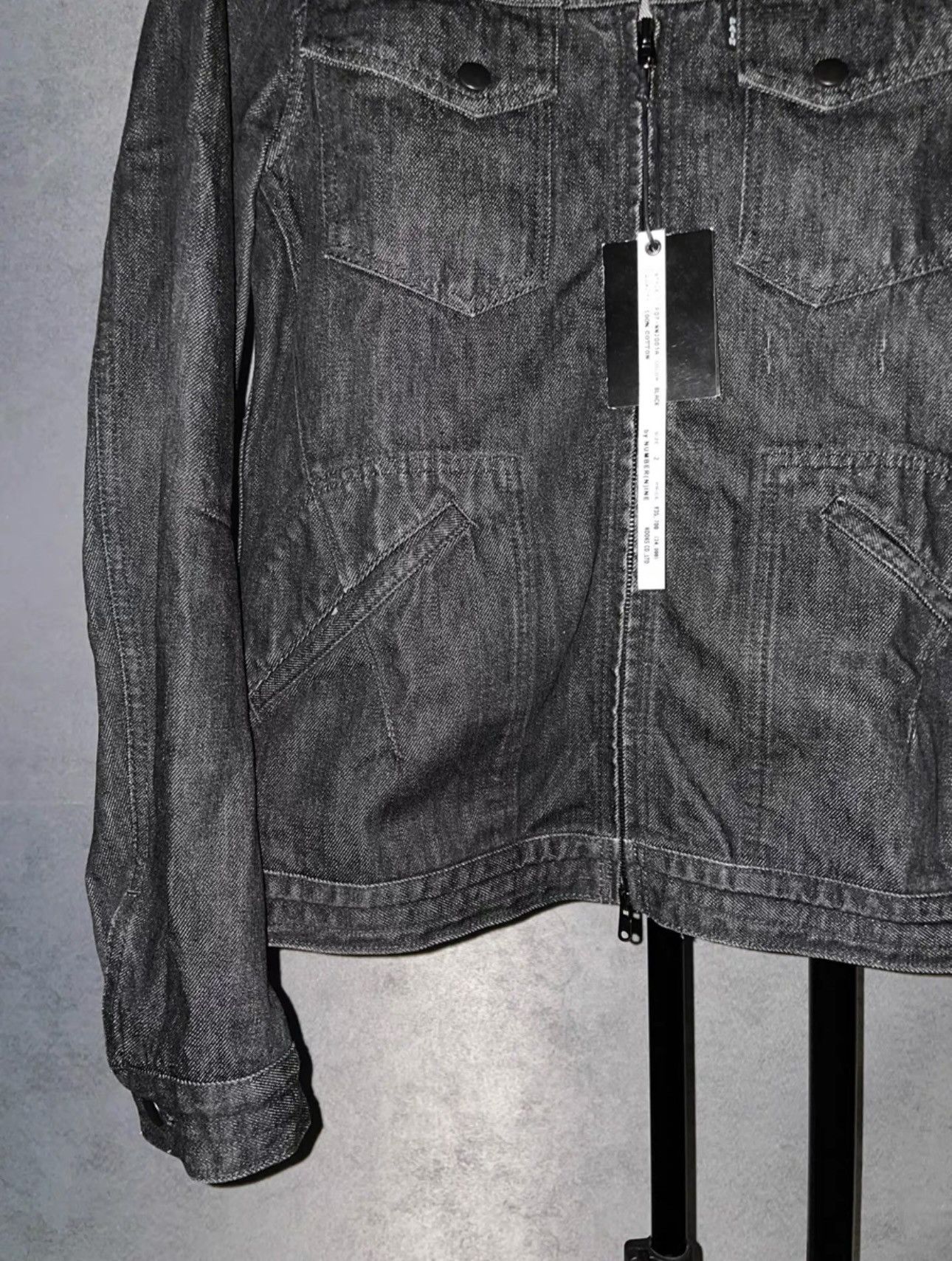 Number (N)ine Number (N)ine PAIN tag phonetic symbol denim jacket Size US M / EU 48-50 / 2 - 4 Thumbnail