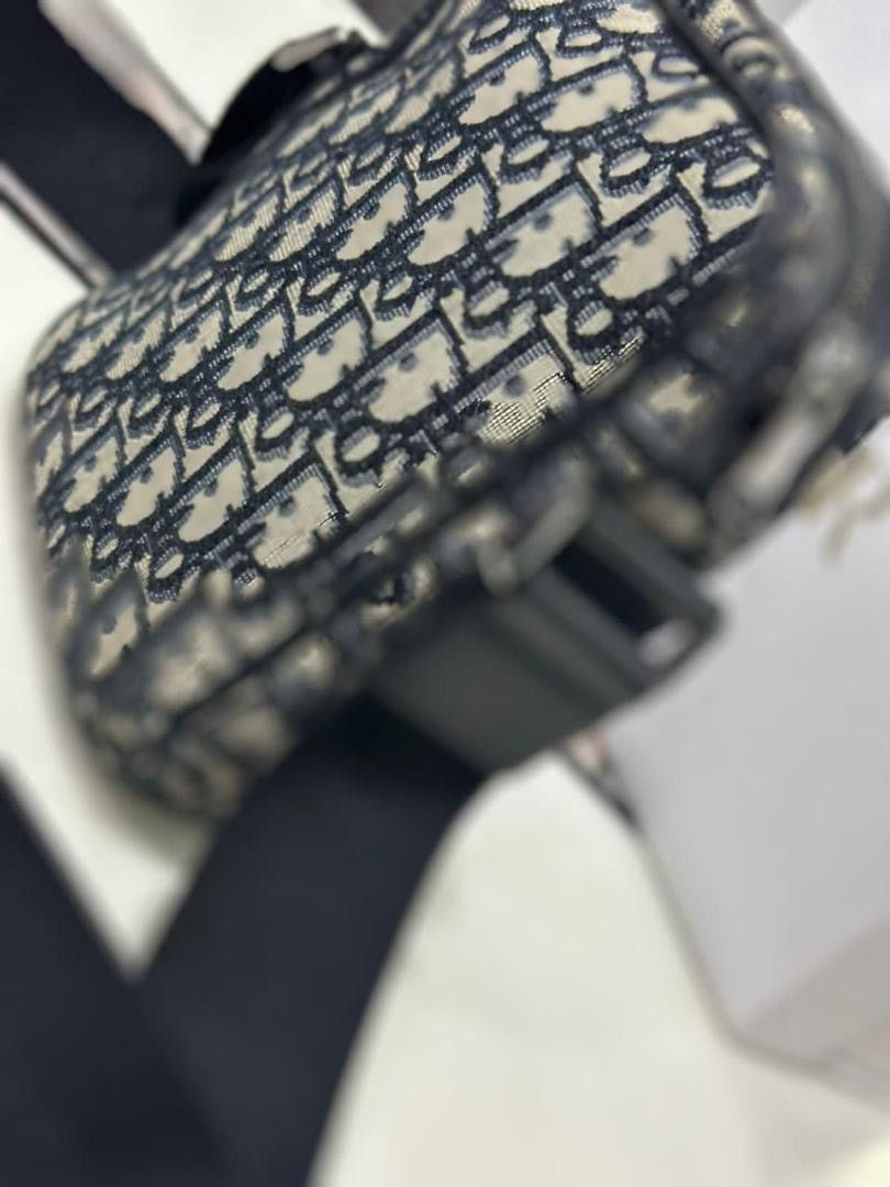 Christian Dior Monsieur × Dior Authentic Christian Dior Oblique Blue Beige Crossbody Bag Size ONE SIZE - 6 Thumbnail