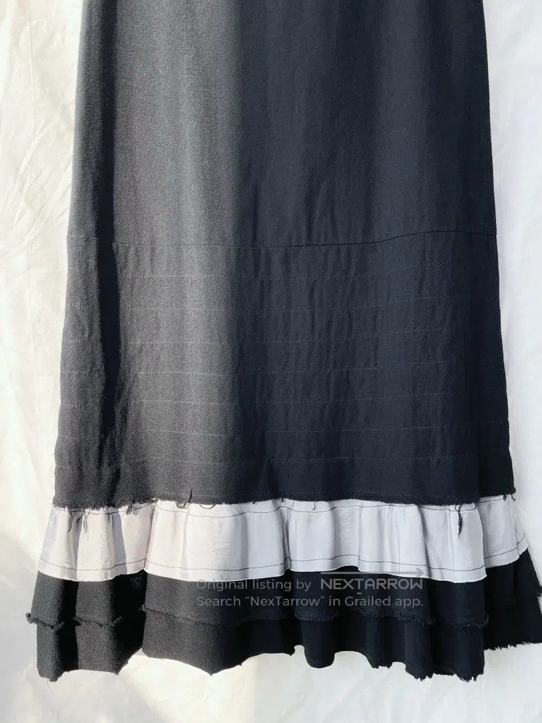 Other Comme Des Garcons size M Black and gray patchwork cake-tie Size 22" - 4 Thumbnail