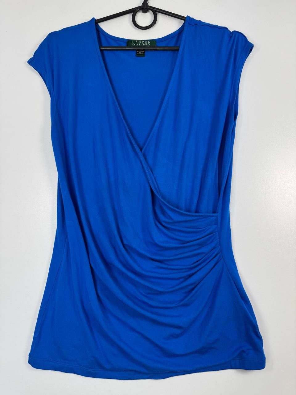 Ralph Lauren Lauren Ralph Lauren Blue Wrap Top Womens M Size M / US 6-8 / IT 42-44 - 1 Thumbnail