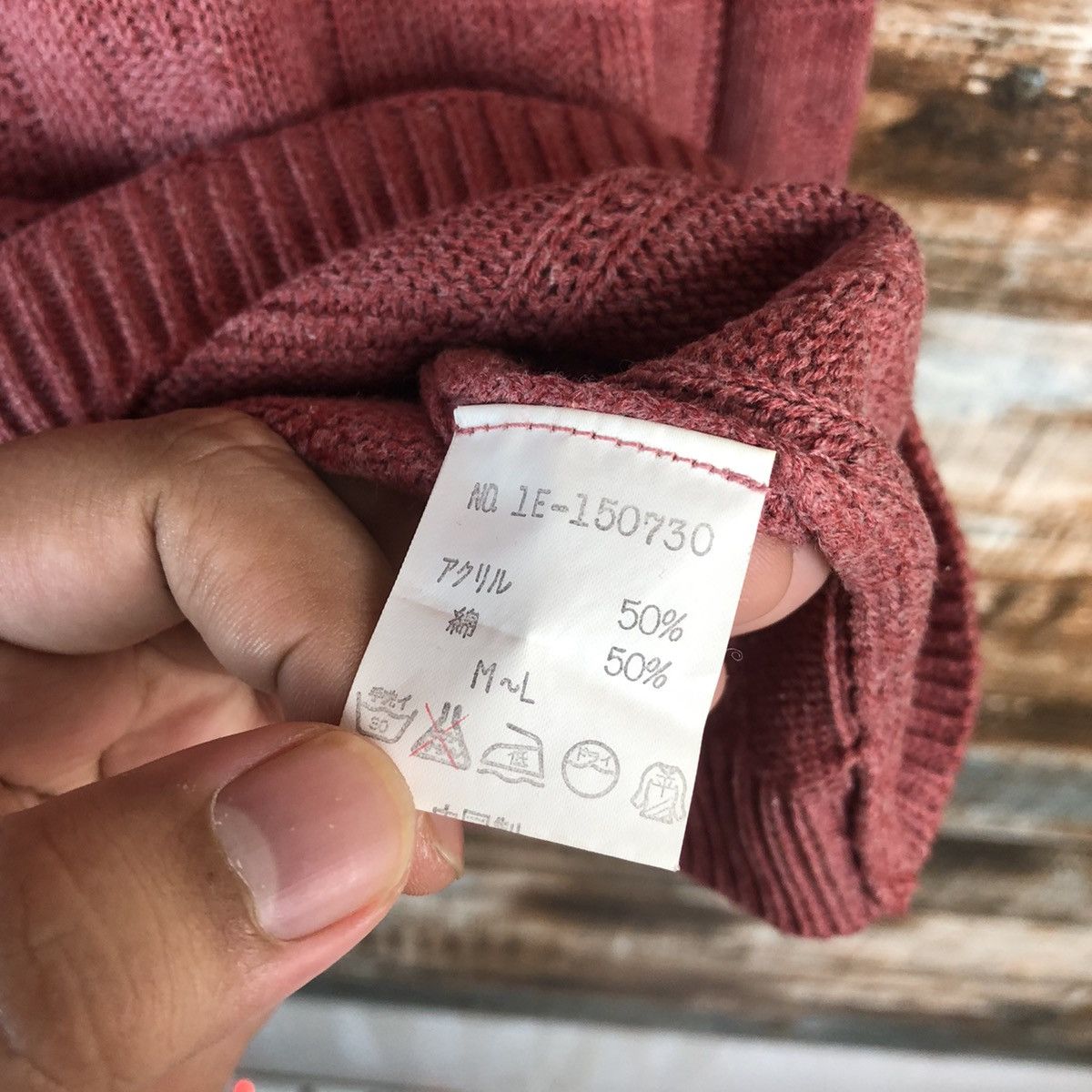 Homespun Knitwear × Japanese Brand T Bis Studio Pink Knitwear #A1775 Size M / US 6-8 / IT 42-44 - 11 Thumbnail
