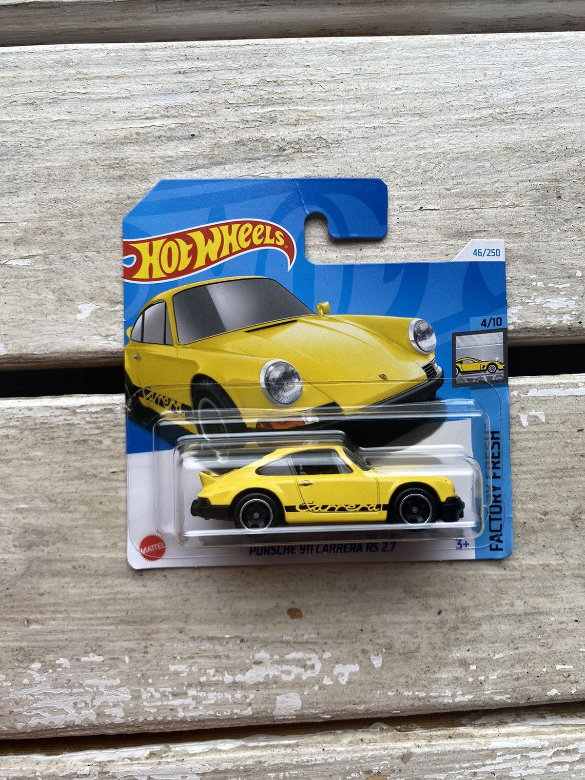 Formula 1 Rare🔥 Hot Wheels 1973 Porsche 911 Carrera RS 2.7 Yellow car Size ONE SIZE - 1 Thumbnail