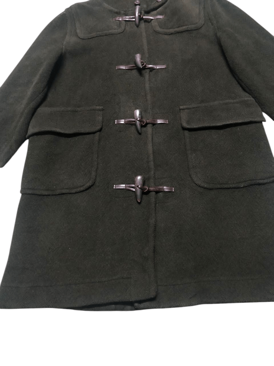 Designer × Gloverall × Vintage Vintage Old England Gloverall Duffle Coat Hoodie England Size US M / EU 48-50 / 2 - 5 Thumbnail