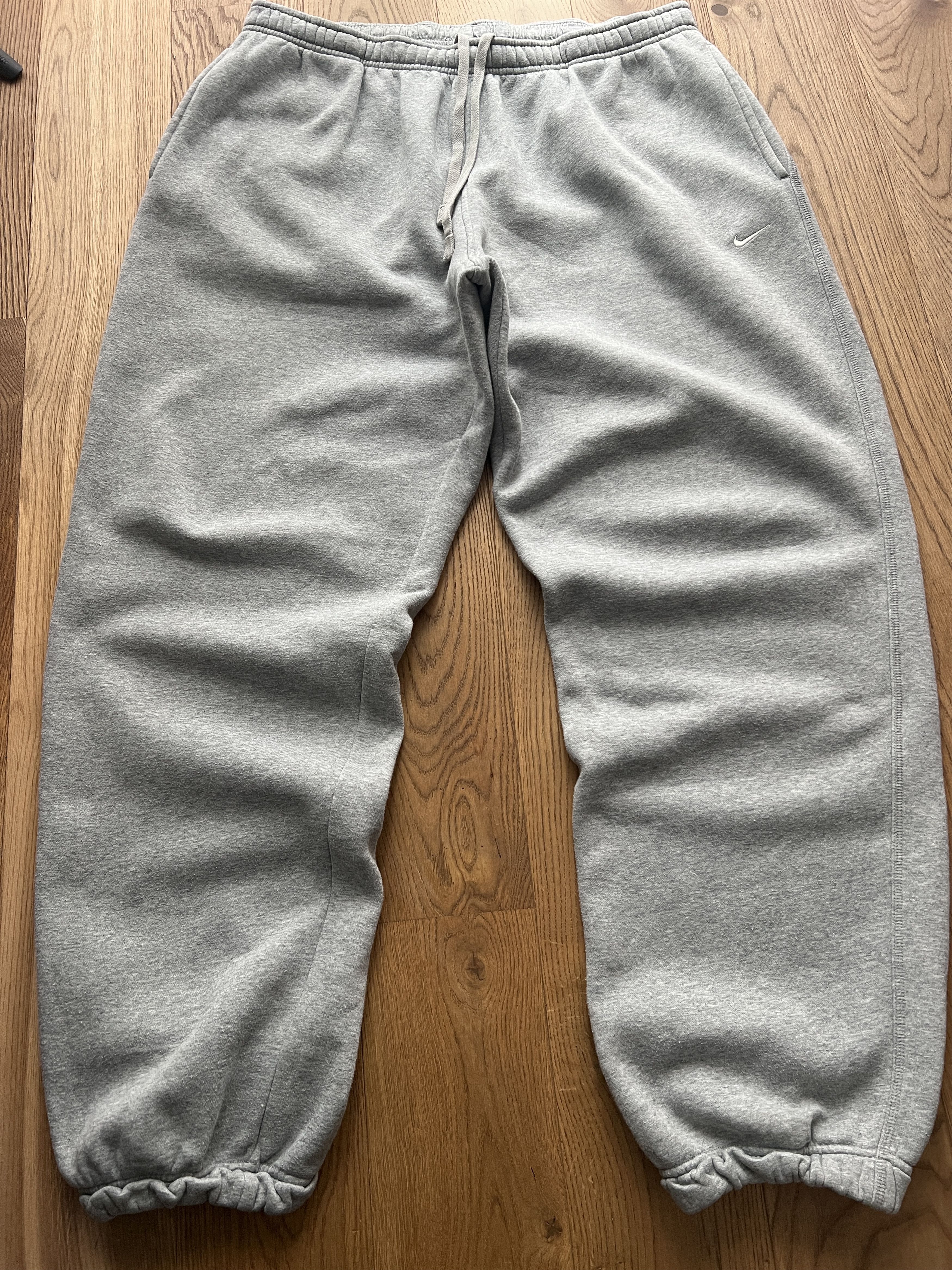 Nike Baggy Nike vintage 00s blanc wide sweatpants rap y2k joggers Size US 36 / EU 52 - 1 Thumbnail