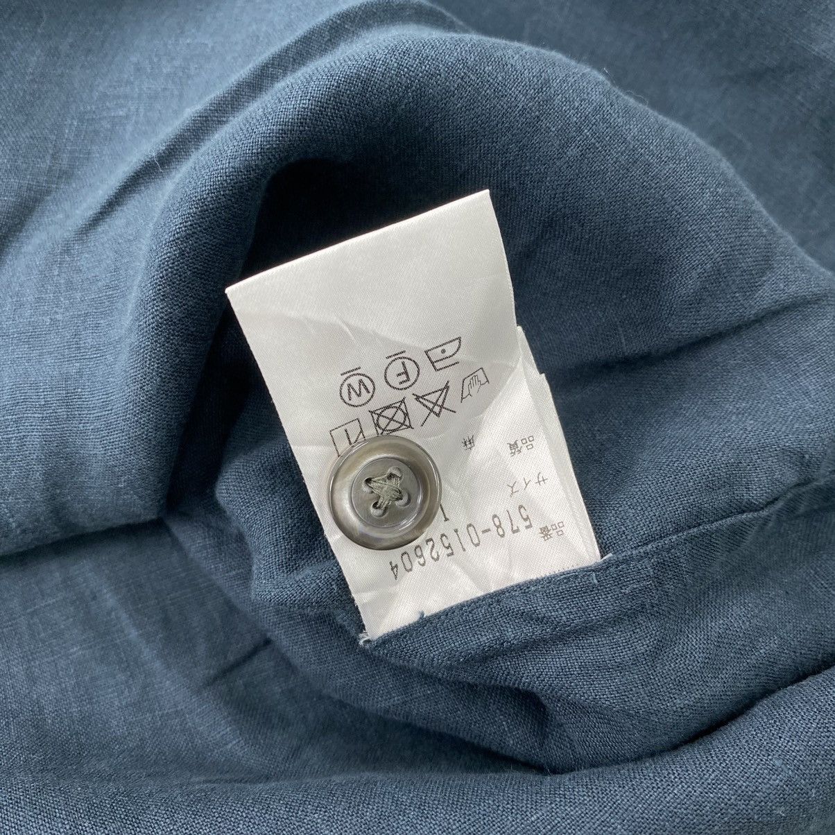 Margaret Howell Luxury Margaret Howell MHL Navy Linen Shirt Blouse Size S / US 4 / IT 40 - 8 Thumbnail