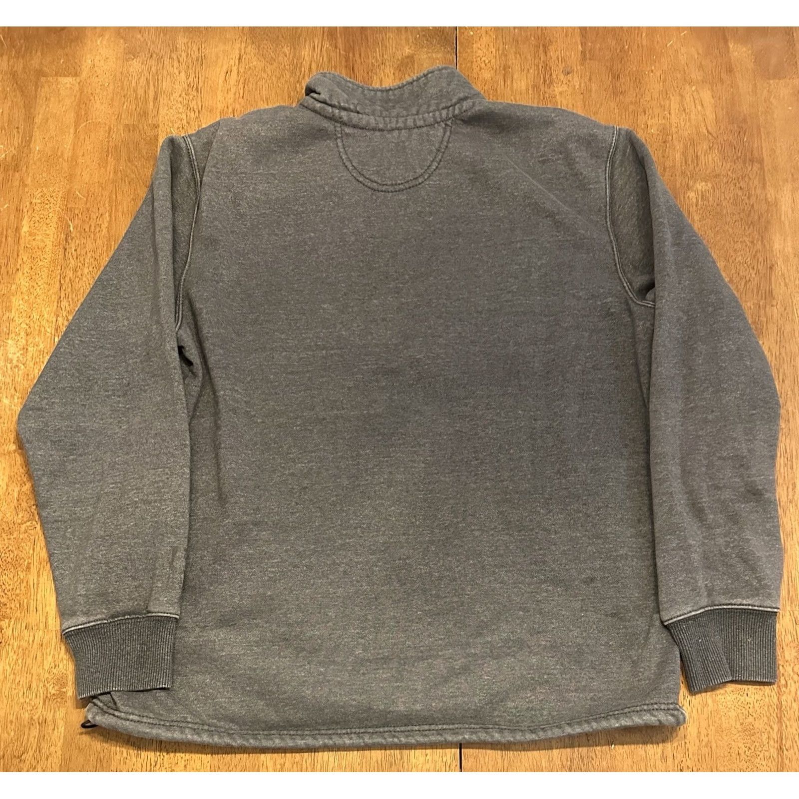 Carhartt Carhartt Sweatshirt Gray Large Anorak 1/4 Zip Original Fit Mens Pullover Cotton Blend Fleece Size US L / EU 52-54 / 3 - 3 Thumbnail