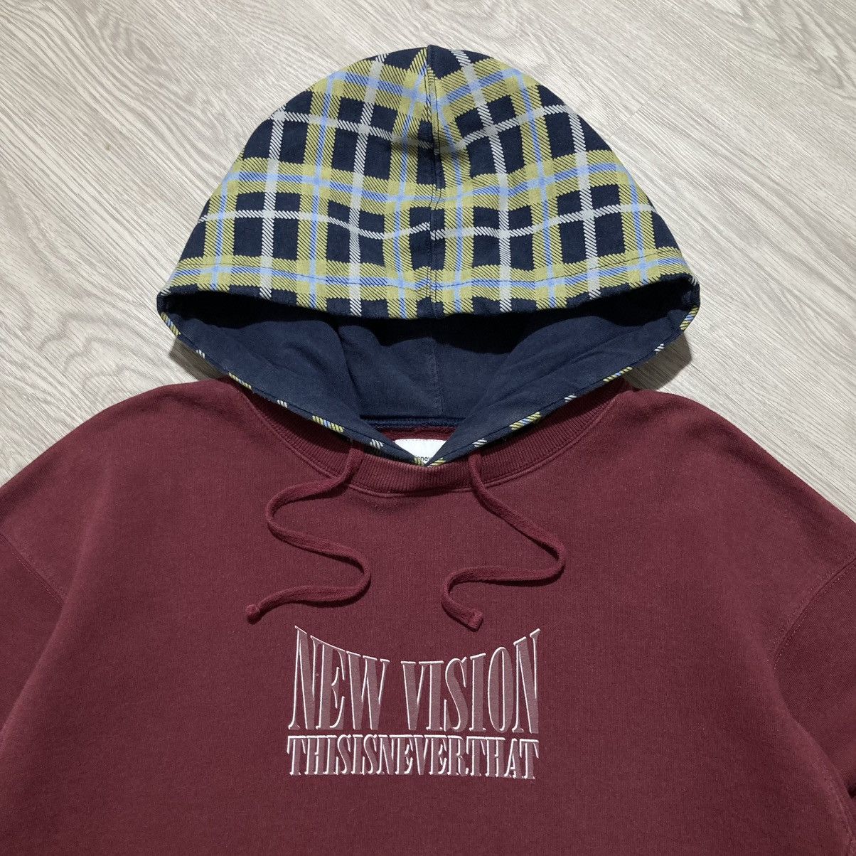 thisisneverthat 2000s ThisIsNeverThat Printed Bold Check Hooded Sweatshirt Size US XL / EU 56 / 4 - 3 Thumbnail