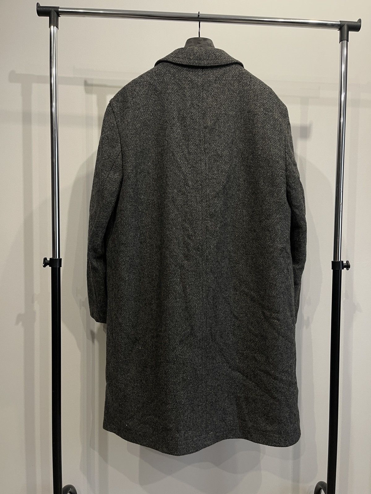Vintage Vintage Sundermann Wool Overcoat Gray Tweed Kynoch Men's XXL Size US XXL / EU 58 / 5 - 5 Thumbnail