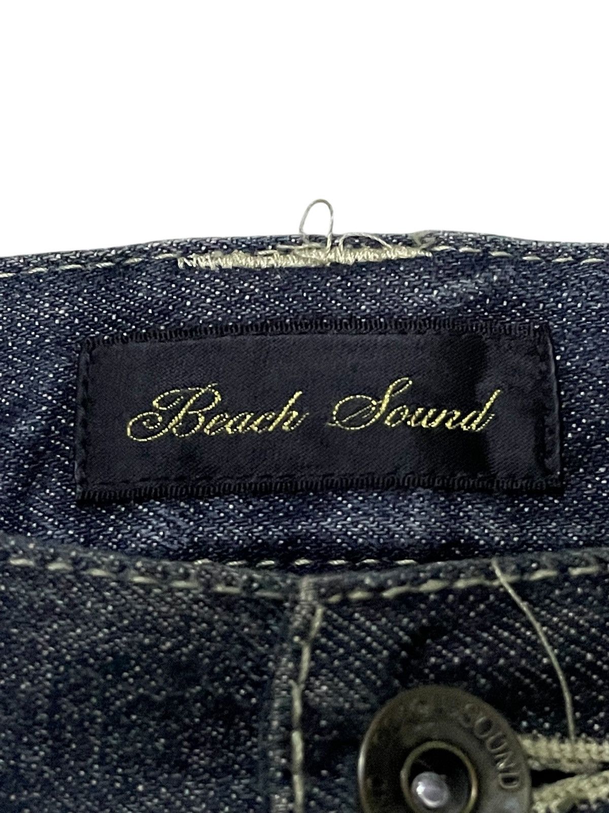 Japanese Brand × Tornado Mart Beach Sound Japan Studded Gems Leather Snake Trimmed Jeans Size US 30 / EU 46 - 20 Thumbnail